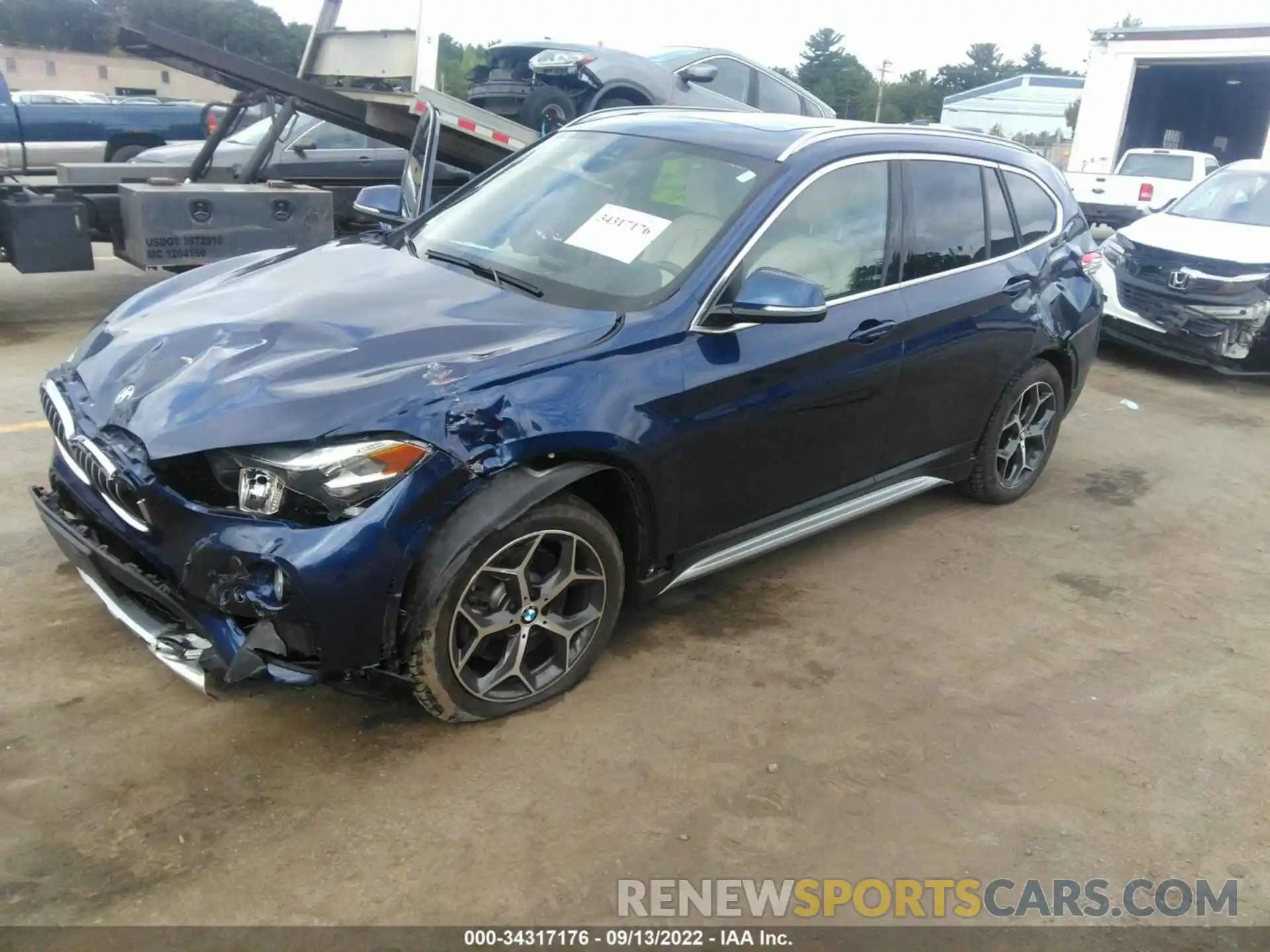 2 Photograph of a damaged car WBXHT3C54K5L37377 BMW X1 2019