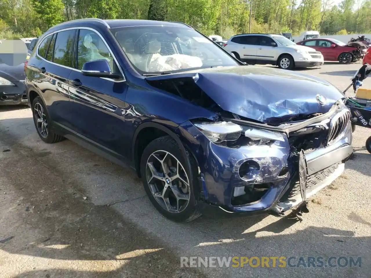 1 Фотография поврежденного автомобиля WBXHT3C54K5L90791 BMW X1 2019