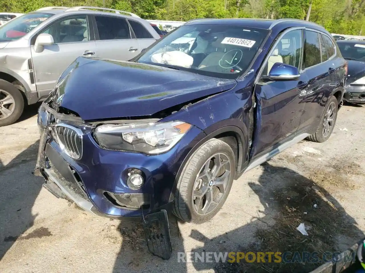 2 Photograph of a damaged car WBXHT3C54K5L90791 BMW X1 2019