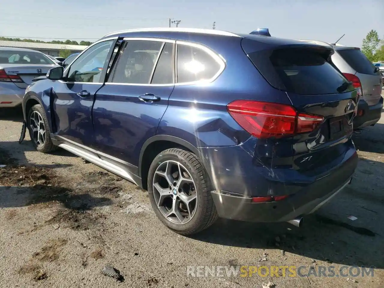 3 Photograph of a damaged car WBXHT3C54K5L90791 BMW X1 2019