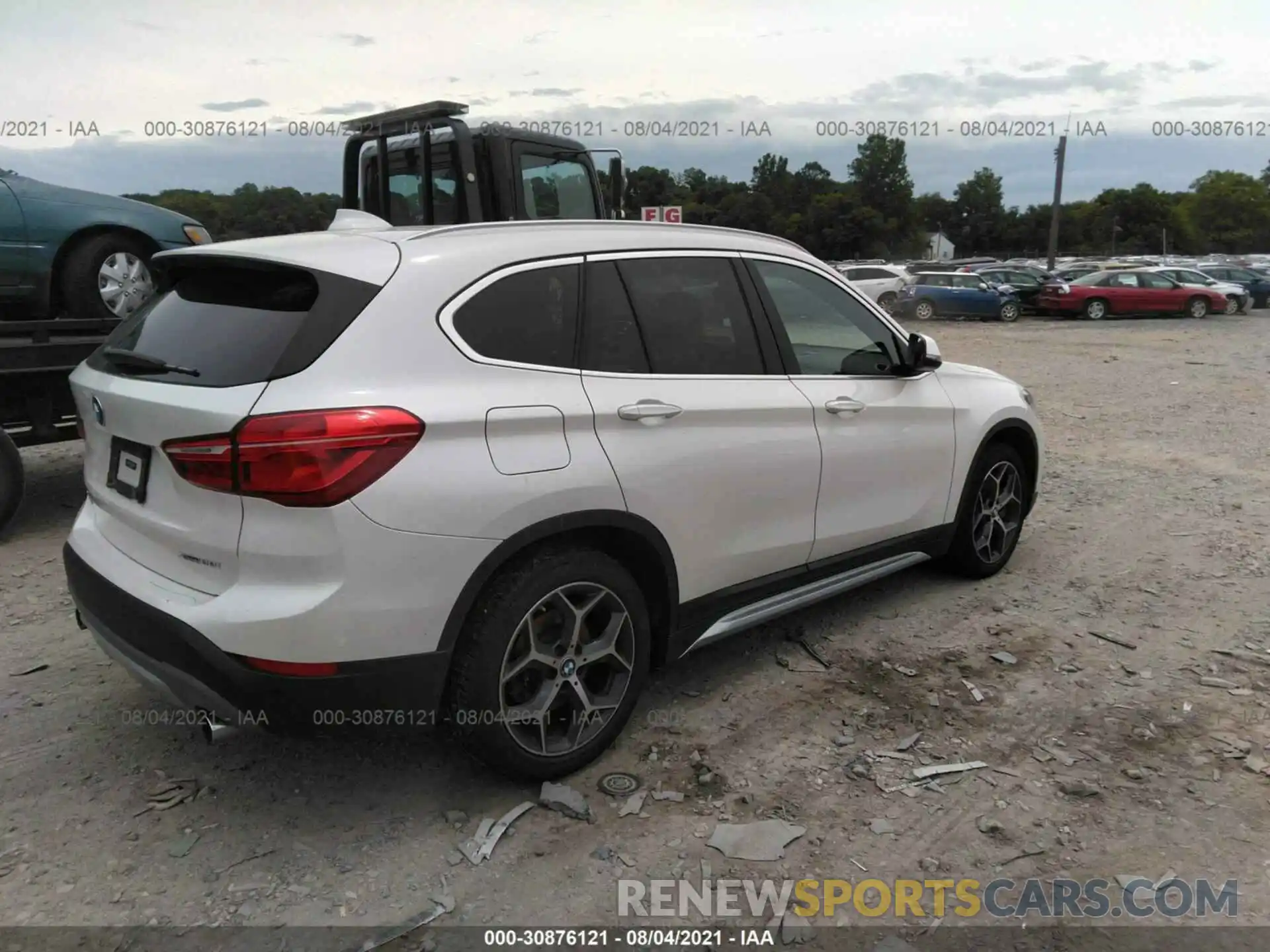 4 Фотография поврежденного автомобиля WBXHT3C54K5L97921 BMW X1 2019