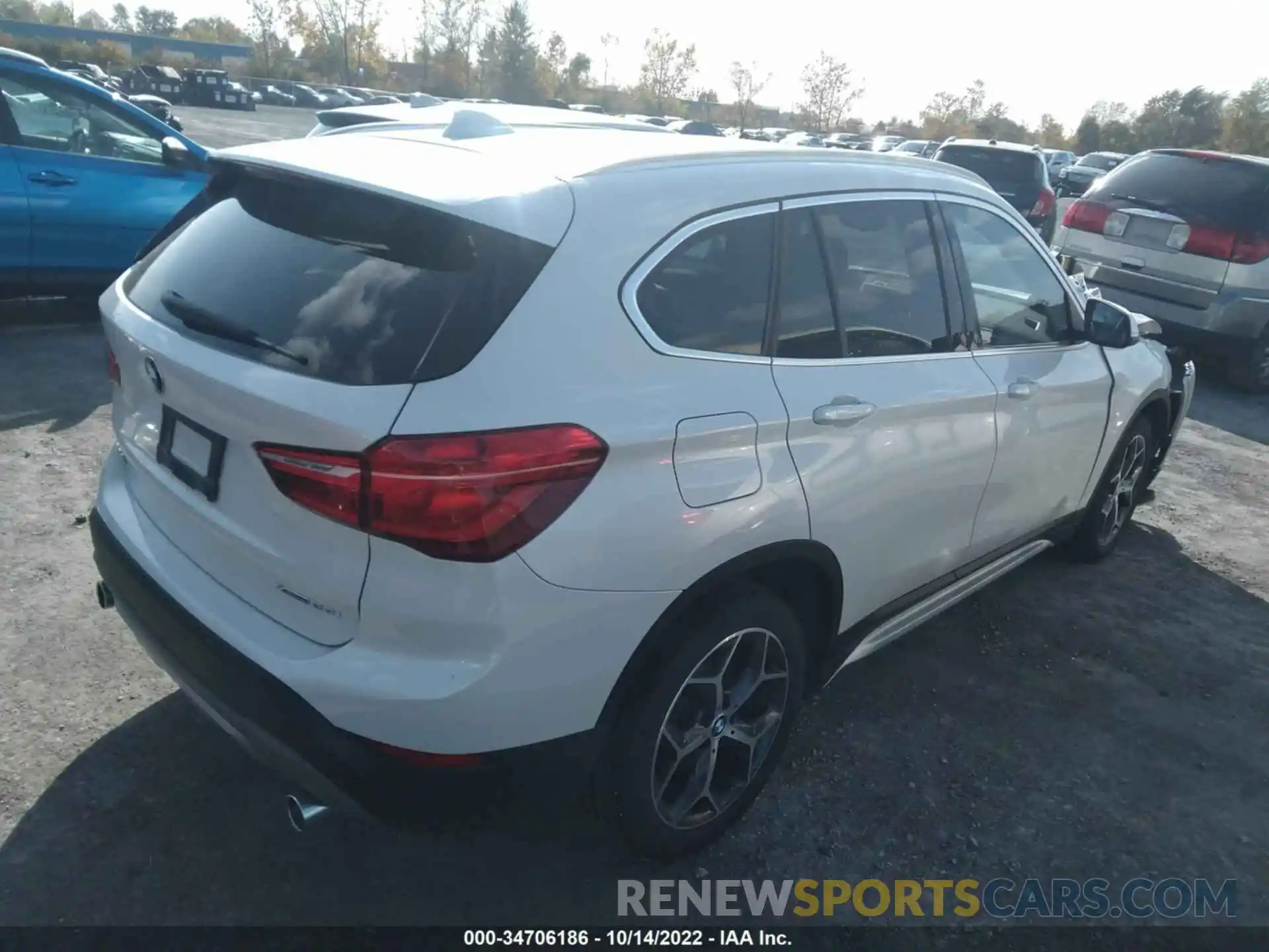 4 Фотография поврежденного автомобиля WBXHT3C54K5N38700 BMW X1 2019