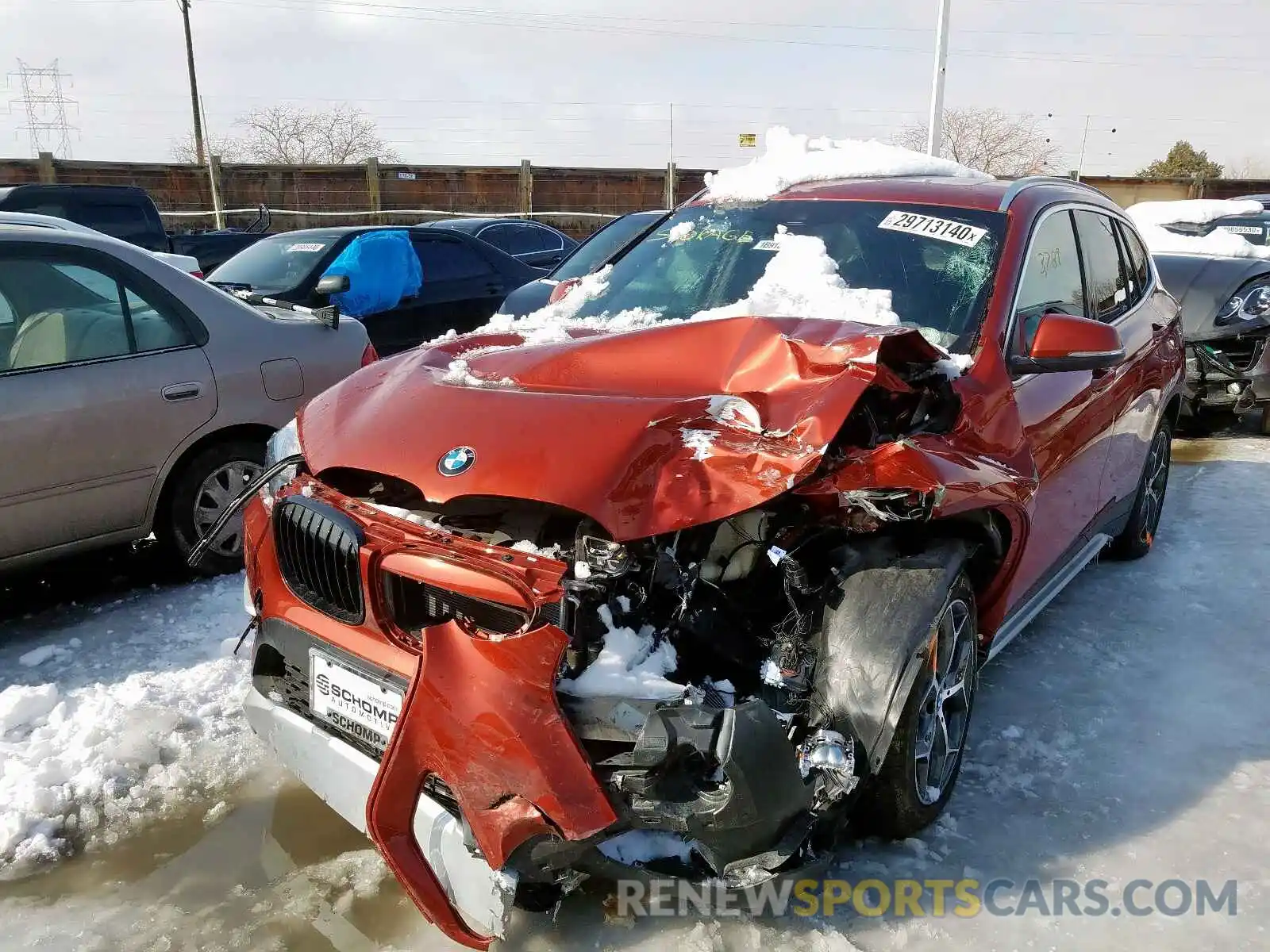 2 Фотография поврежденного автомобиля WBXHT3C55K3H34983 BMW X1 2019