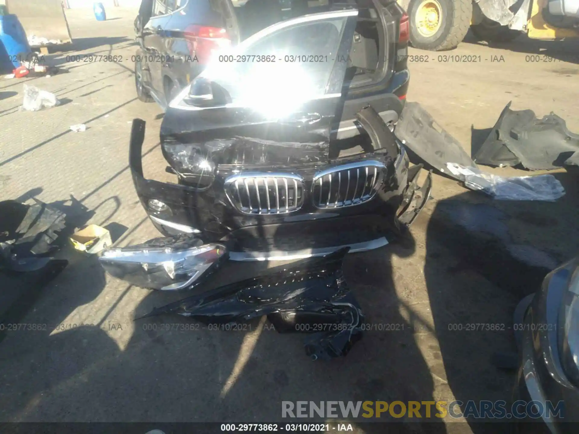 12 Photograph of a damaged car WBXHT3C55K3H36314 BMW X1 2019