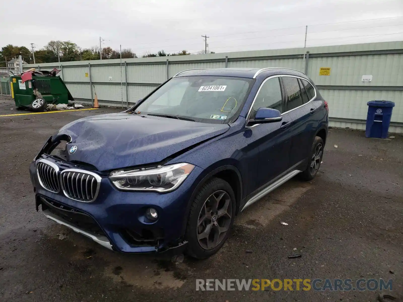 2 Photograph of a damaged car WBXHT3C55K5L36741 BMW X1 2019