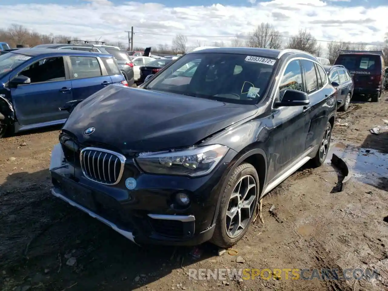 2 Photograph of a damaged car WBXHT3C55K5L90878 BMW X1 2019