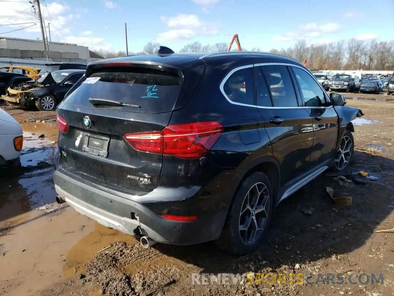 4 Photograph of a damaged car WBXHT3C55K5L90878 BMW X1 2019