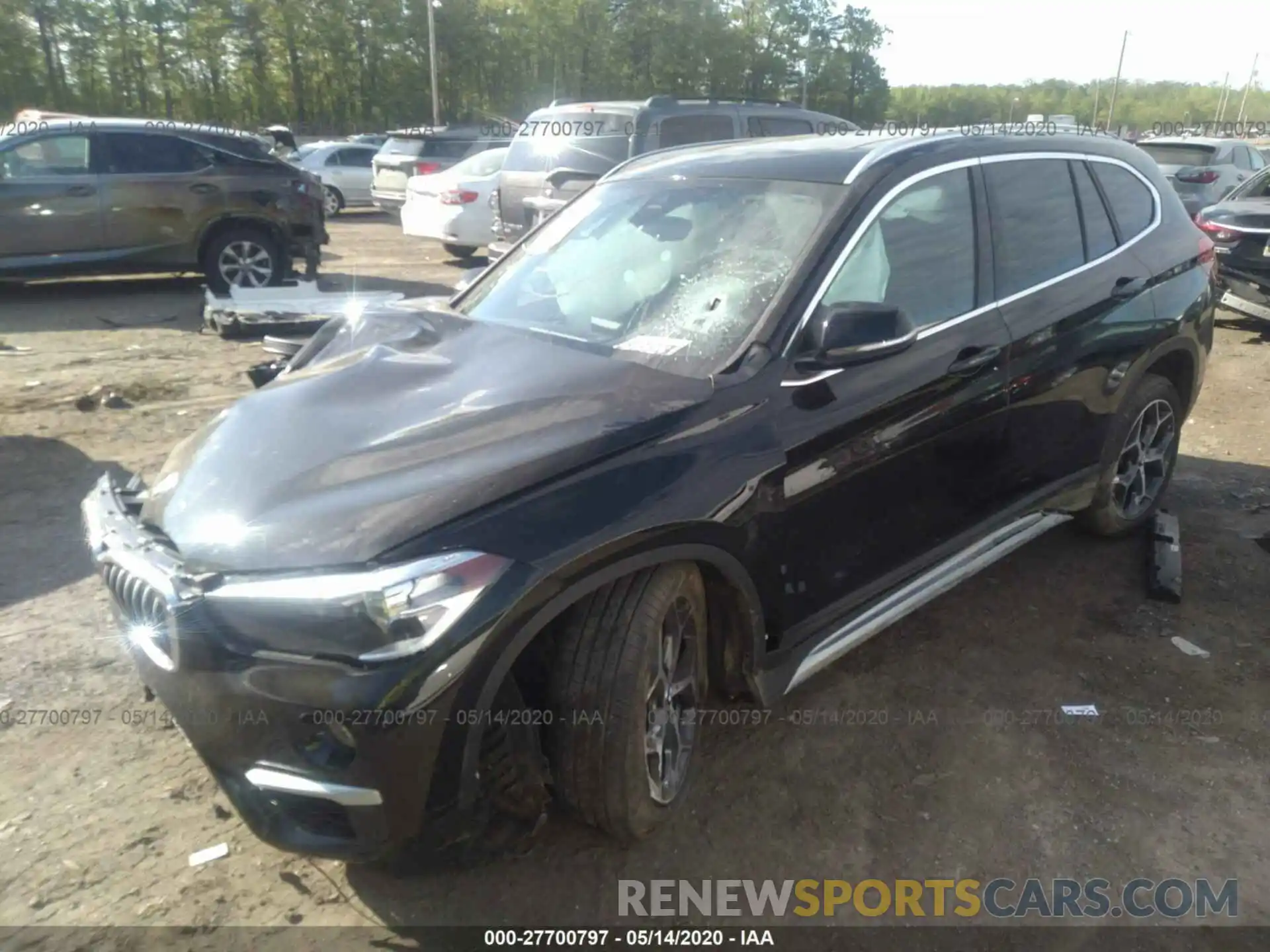 2 Photograph of a damaged car WBXHT3C56K3H34782 BMW X1 2019