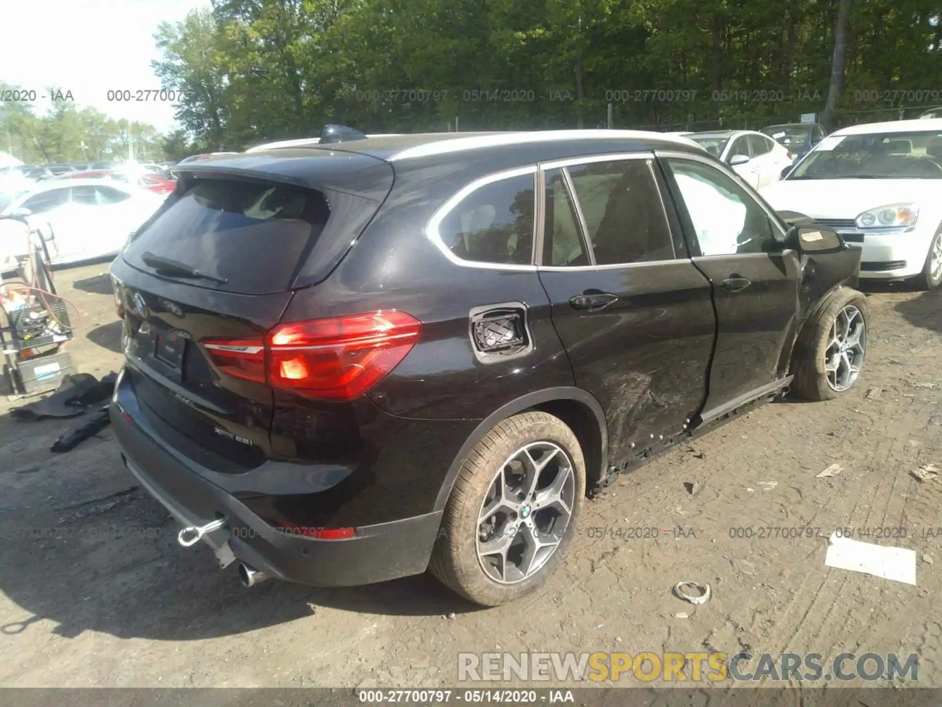 4 Фотография поврежденного автомобиля WBXHT3C56K3H34782 BMW X1 2019