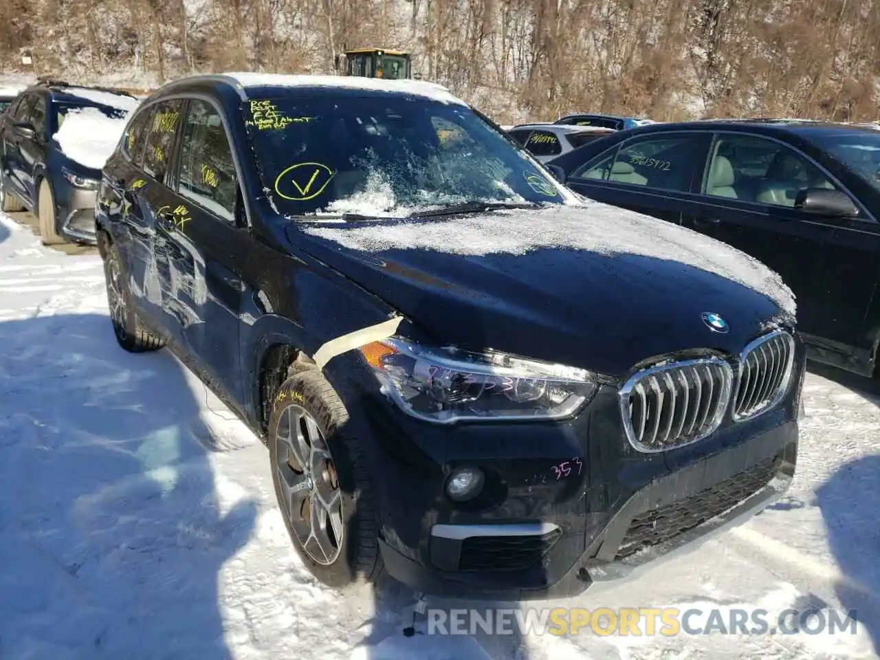 1 Photograph of a damaged car WBXHT3C56K3H36399 BMW X1 2019