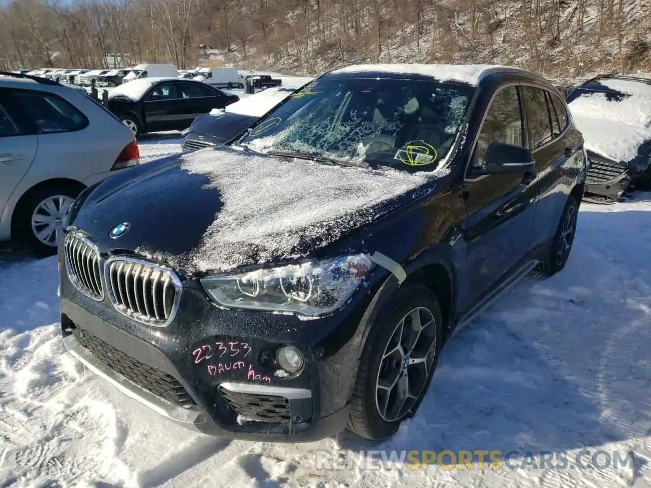 2 Photograph of a damaged car WBXHT3C56K3H36399 BMW X1 2019