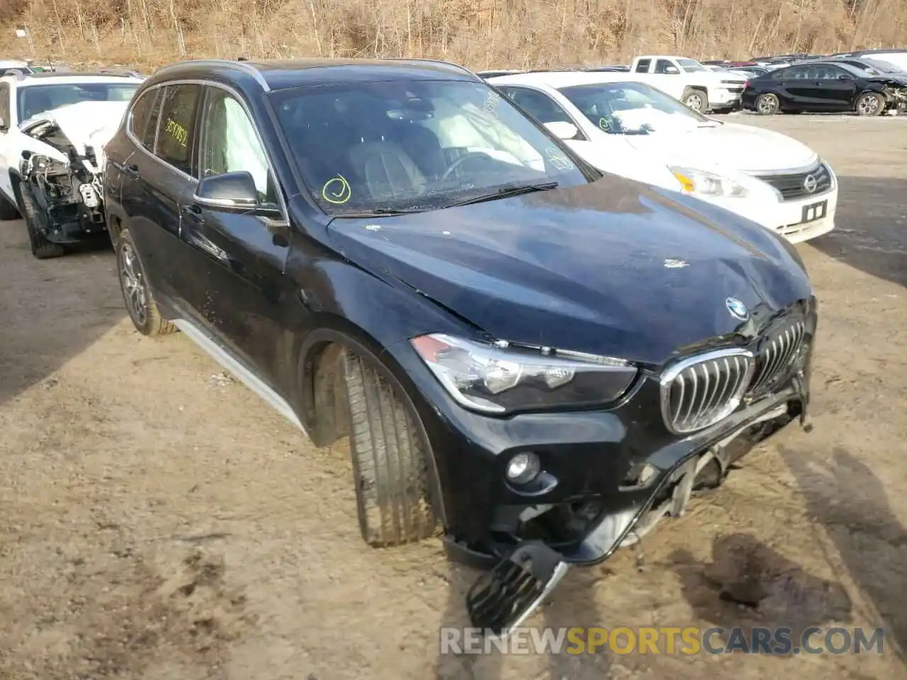 1 Photograph of a damaged car WBXHT3C56K5L36411 BMW X1 2019