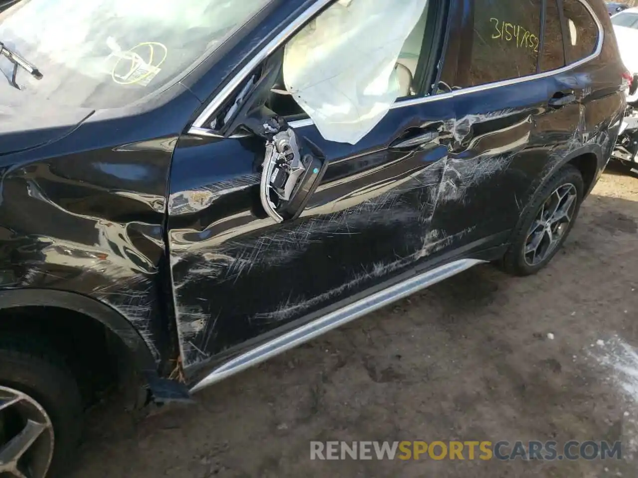 9 Photograph of a damaged car WBXHT3C56K5L36411 BMW X1 2019