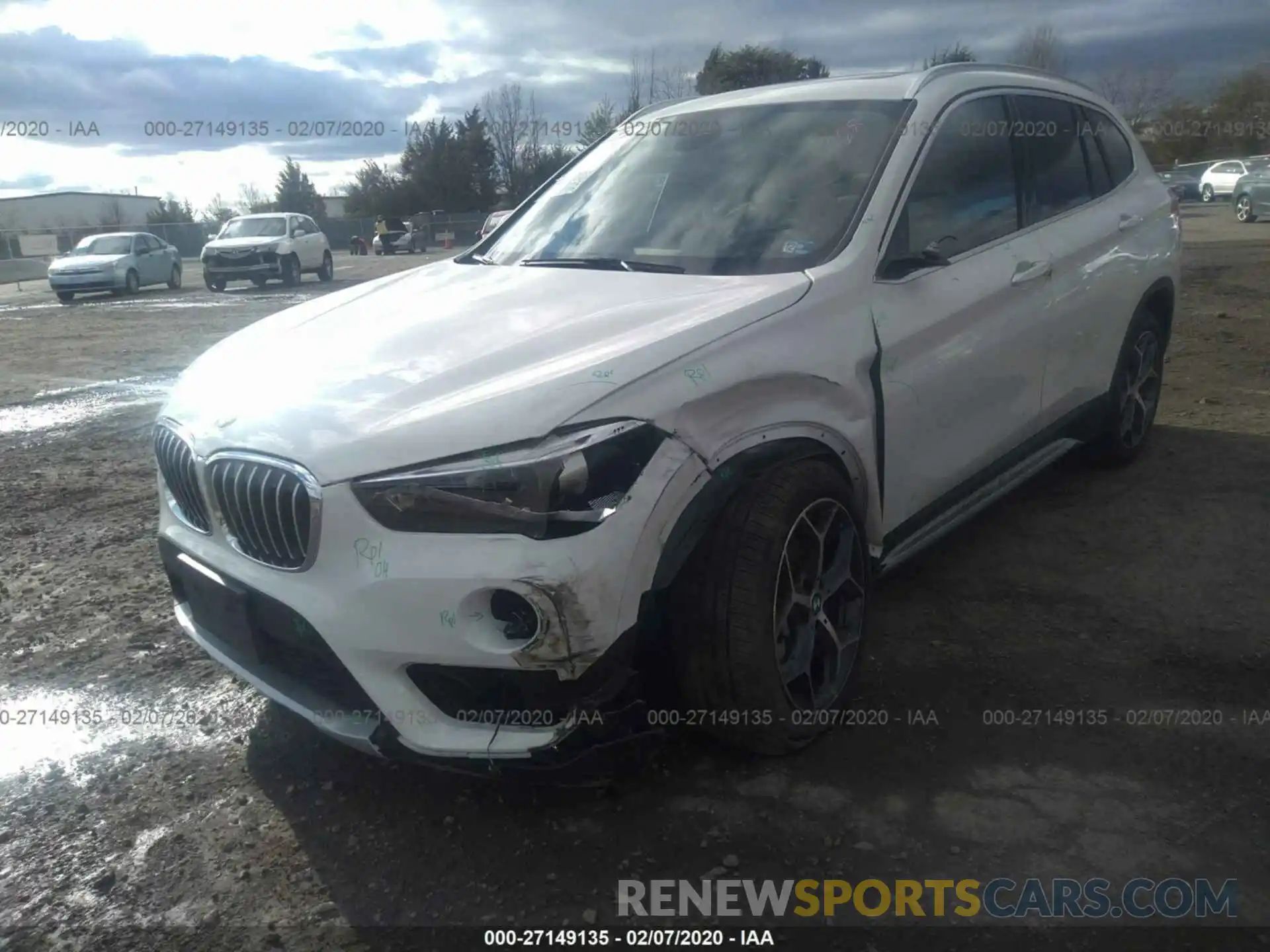 6 Photograph of a damaged car WBXHT3C56K5L37722 BMW X1 2019