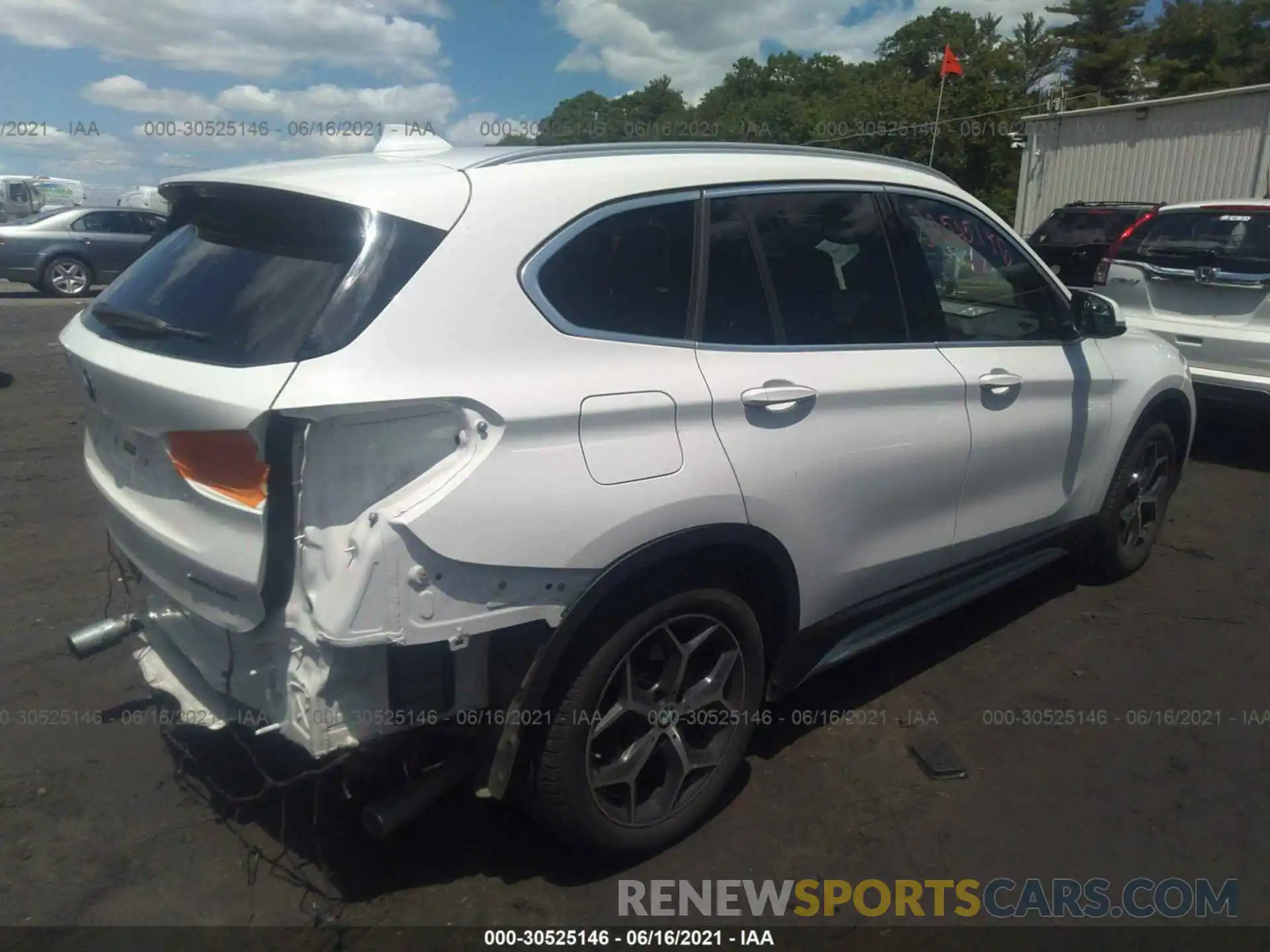 4 Photograph of a damaged car WBXHT3C56K5N56437 BMW X1 2019