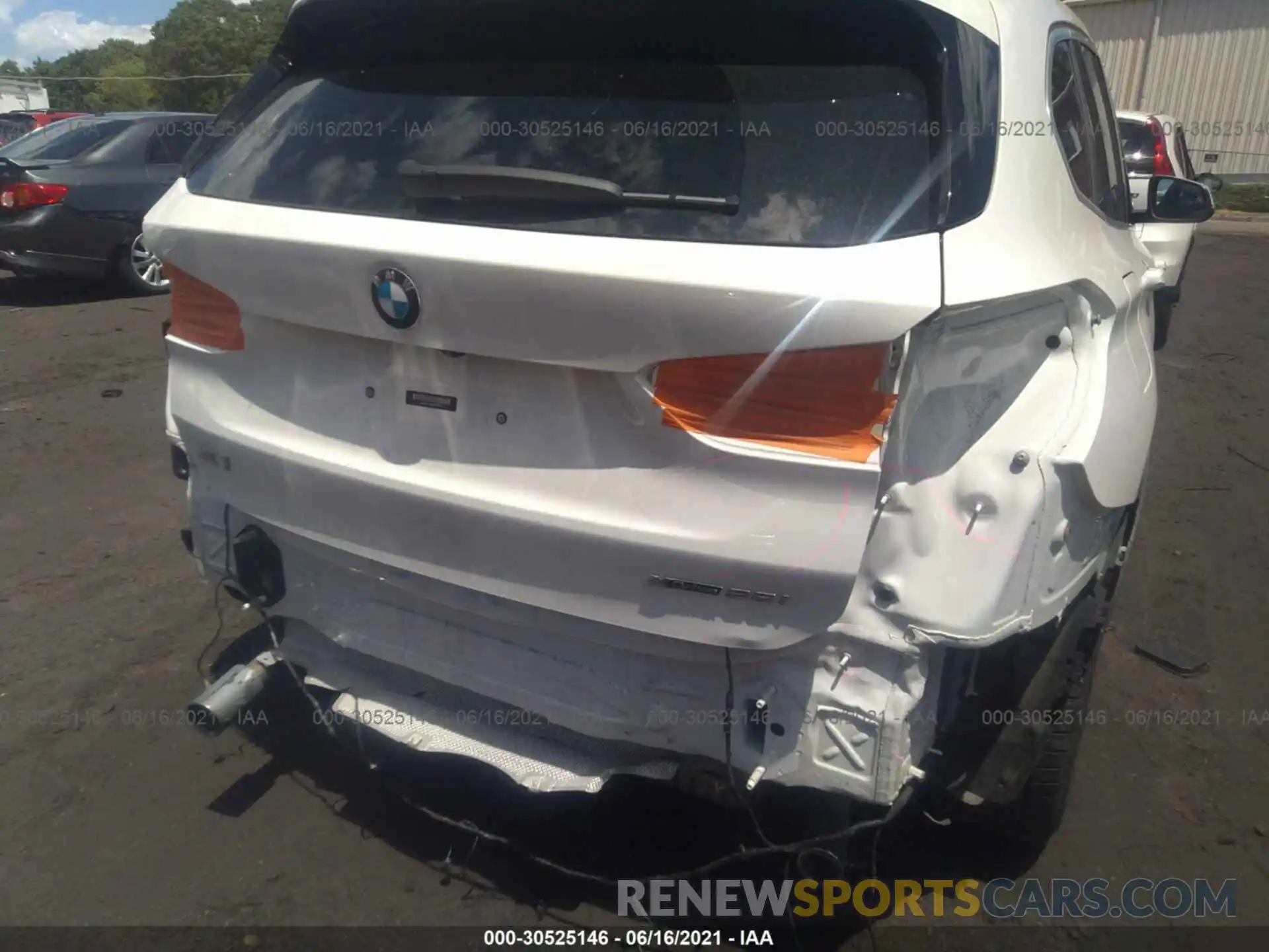 6 Photograph of a damaged car WBXHT3C56K5N56437 BMW X1 2019