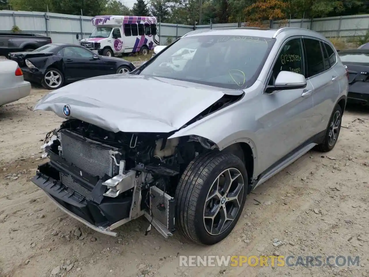 2 Photograph of a damaged car WBXHT3C57K5L89845 BMW X1 2019