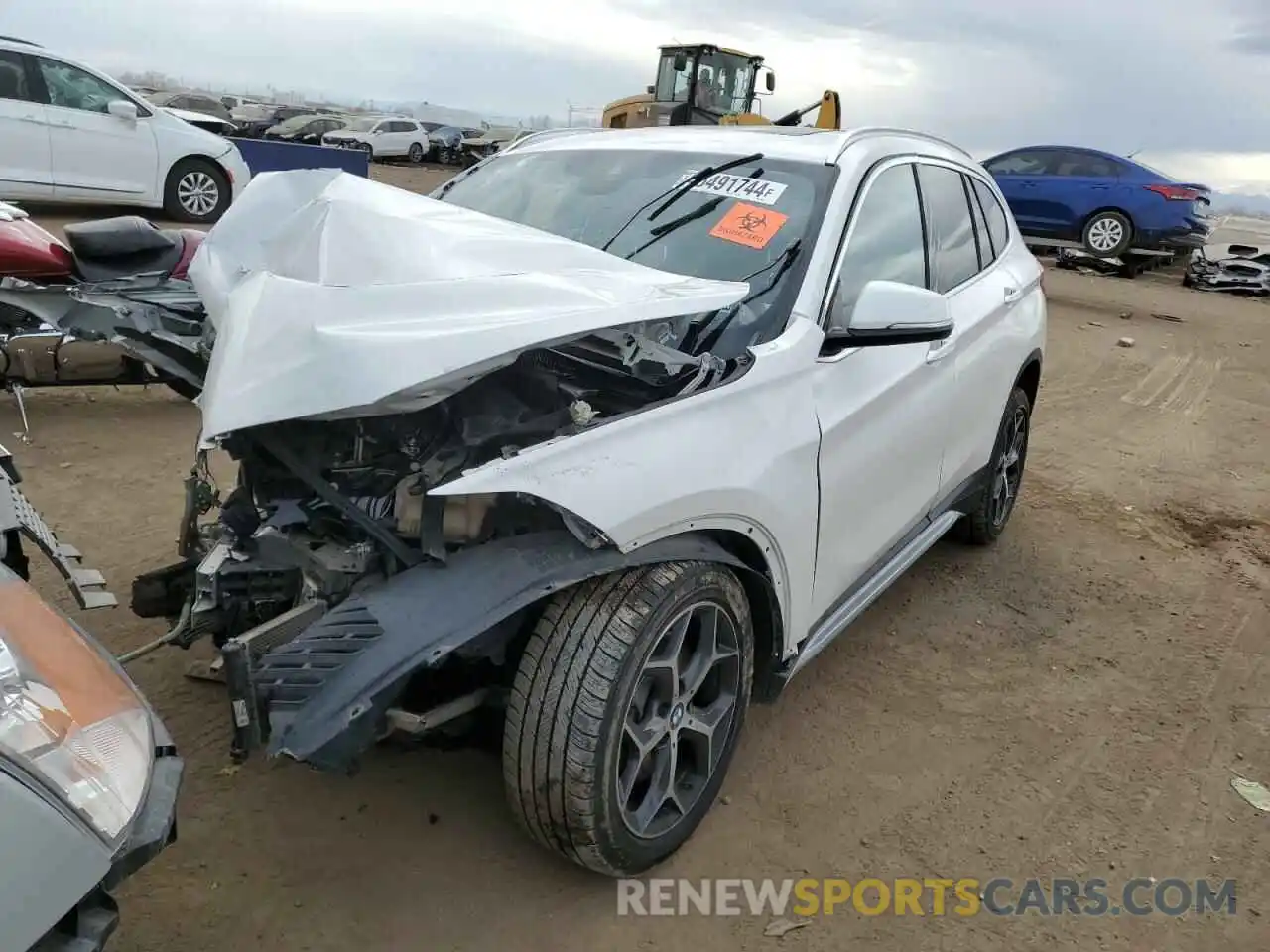 1 Photograph of a damaged car WBXHT3C57K5L89926 BMW X1 2019