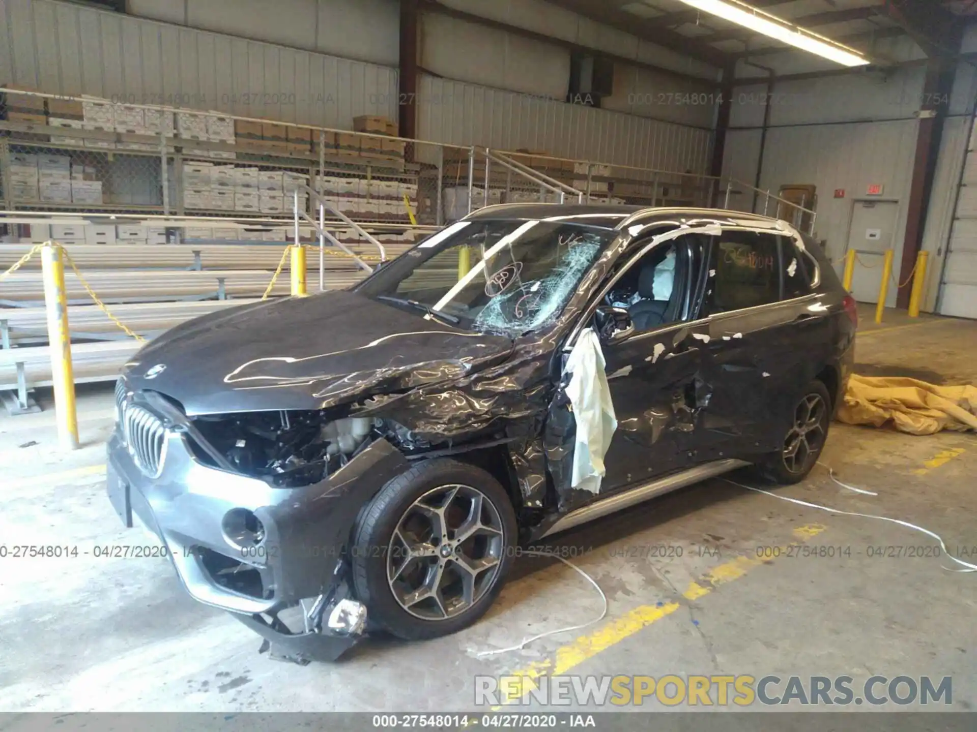 2 Photograph of a damaged car WBXHT3C57K5L91319 BMW X1 2019