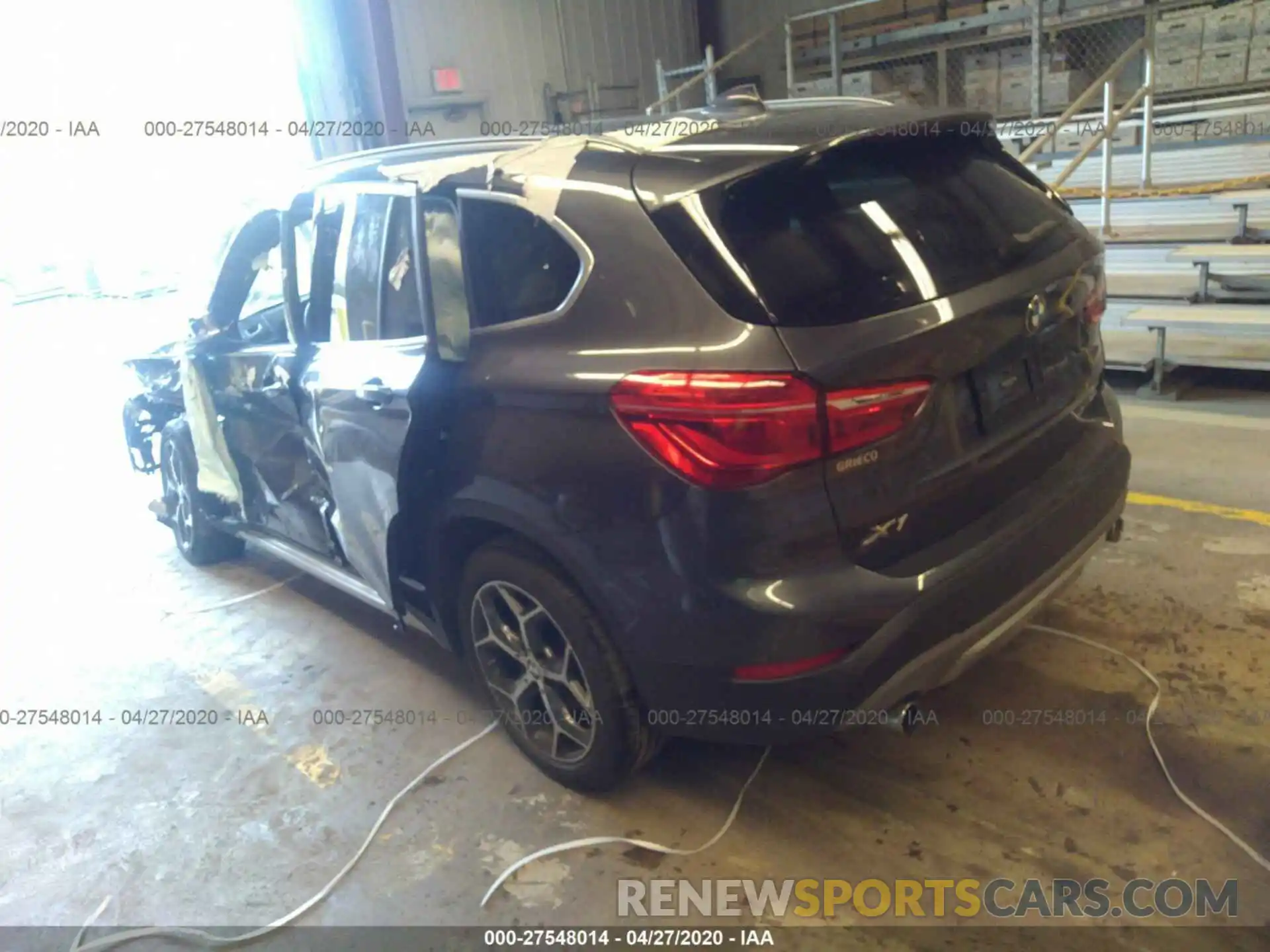 3 Photograph of a damaged car WBXHT3C57K5L91319 BMW X1 2019