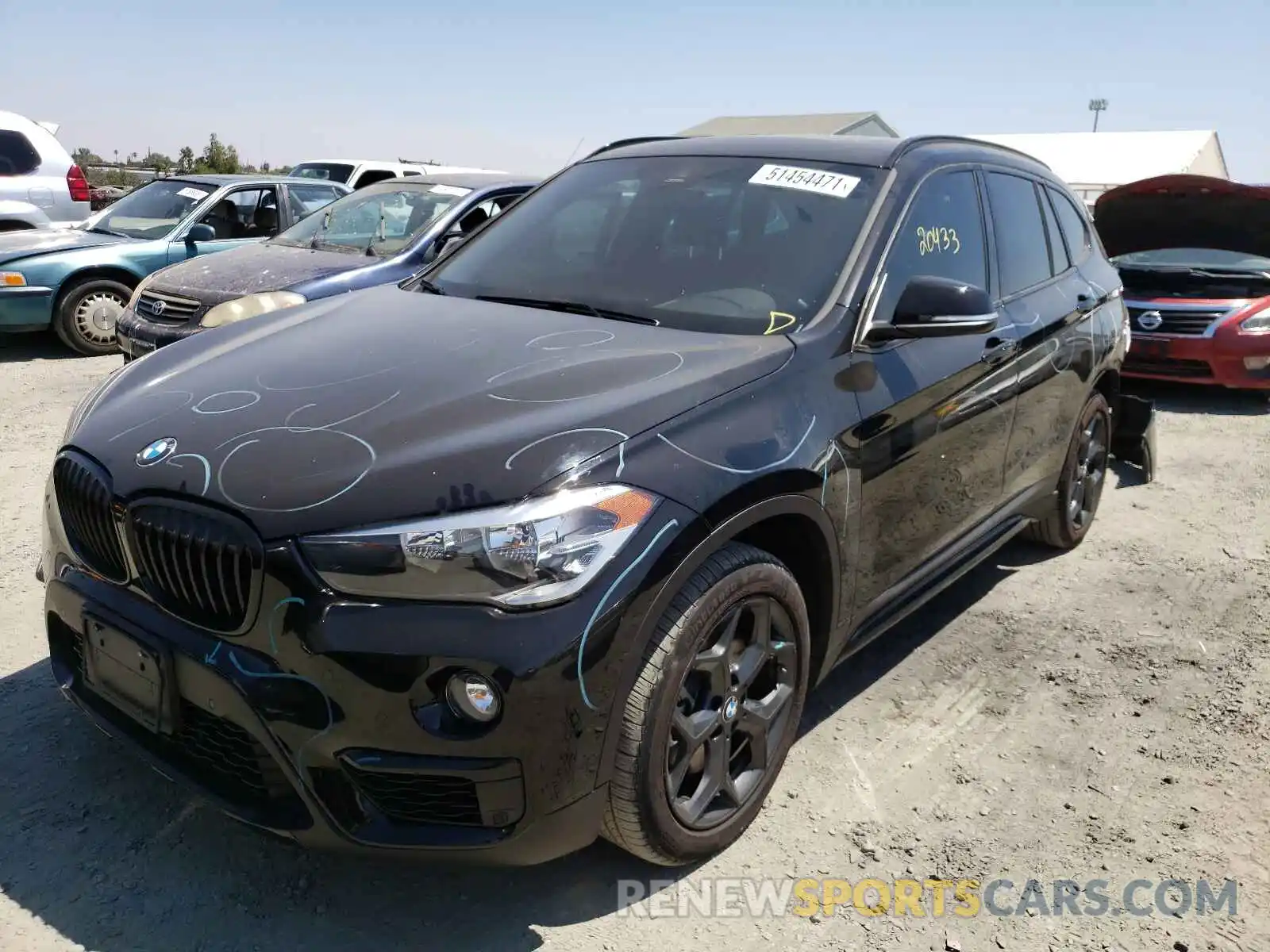 2 Фотография поврежденного автомобиля WBXHT3C58K3H34010 BMW X1 2019