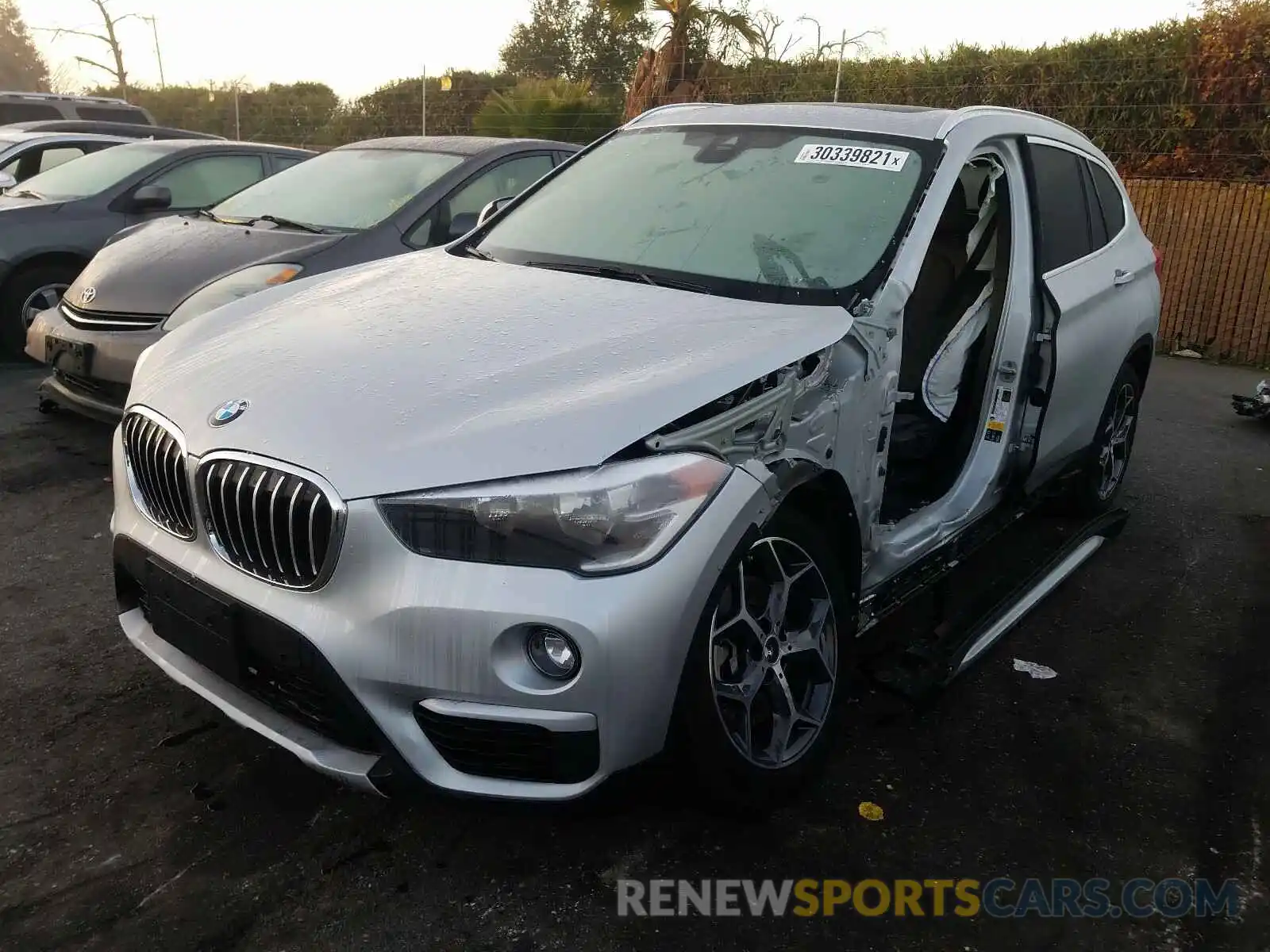 2 Photograph of a damaged car WBXHT3C58K3H34203 BMW X1 2019