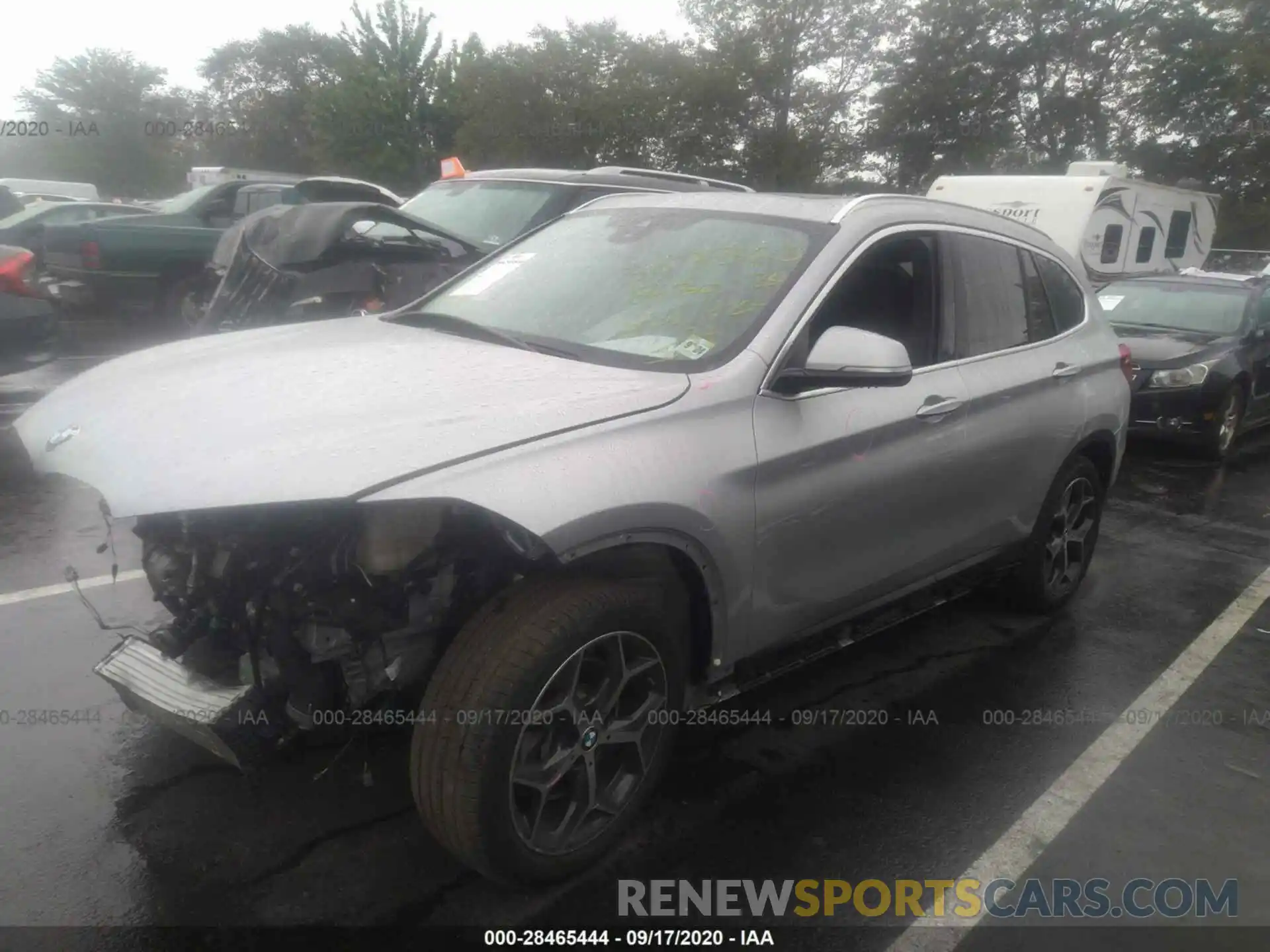 2 Photograph of a damaged car WBXHT3C58K3H36288 BMW X1 2019