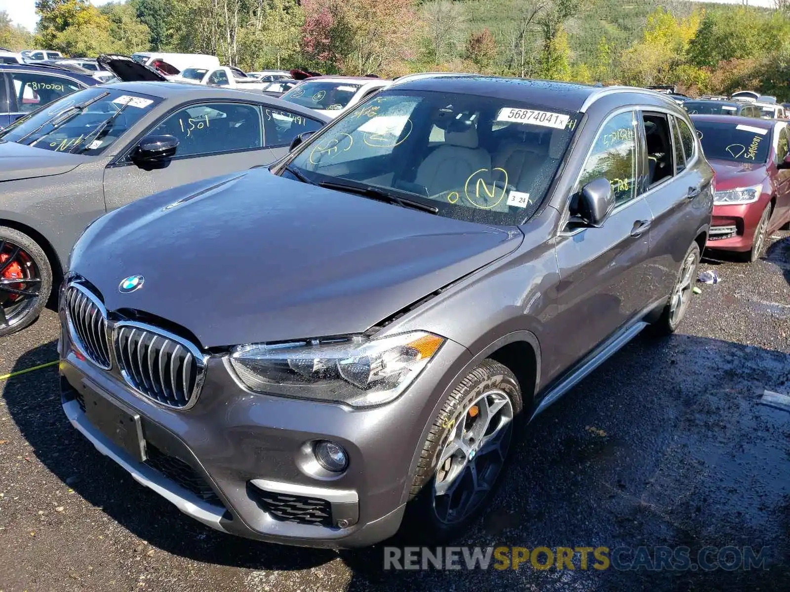 2 Photograph of a damaged car WBXHT3C58K5L35762 BMW X1 2019