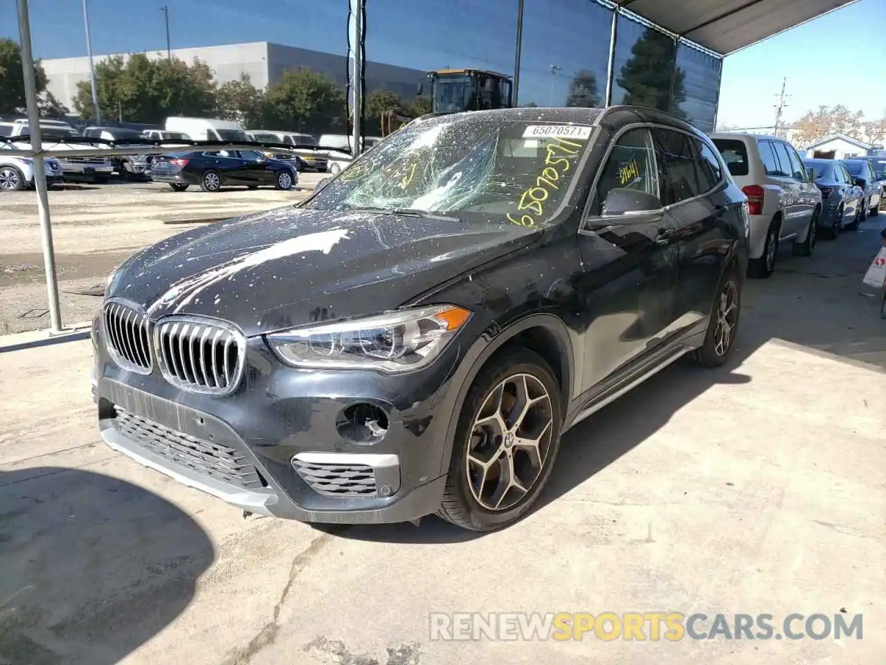 2 Photograph of a damaged car WBXHT3C58K5L36300 BMW X1 2019