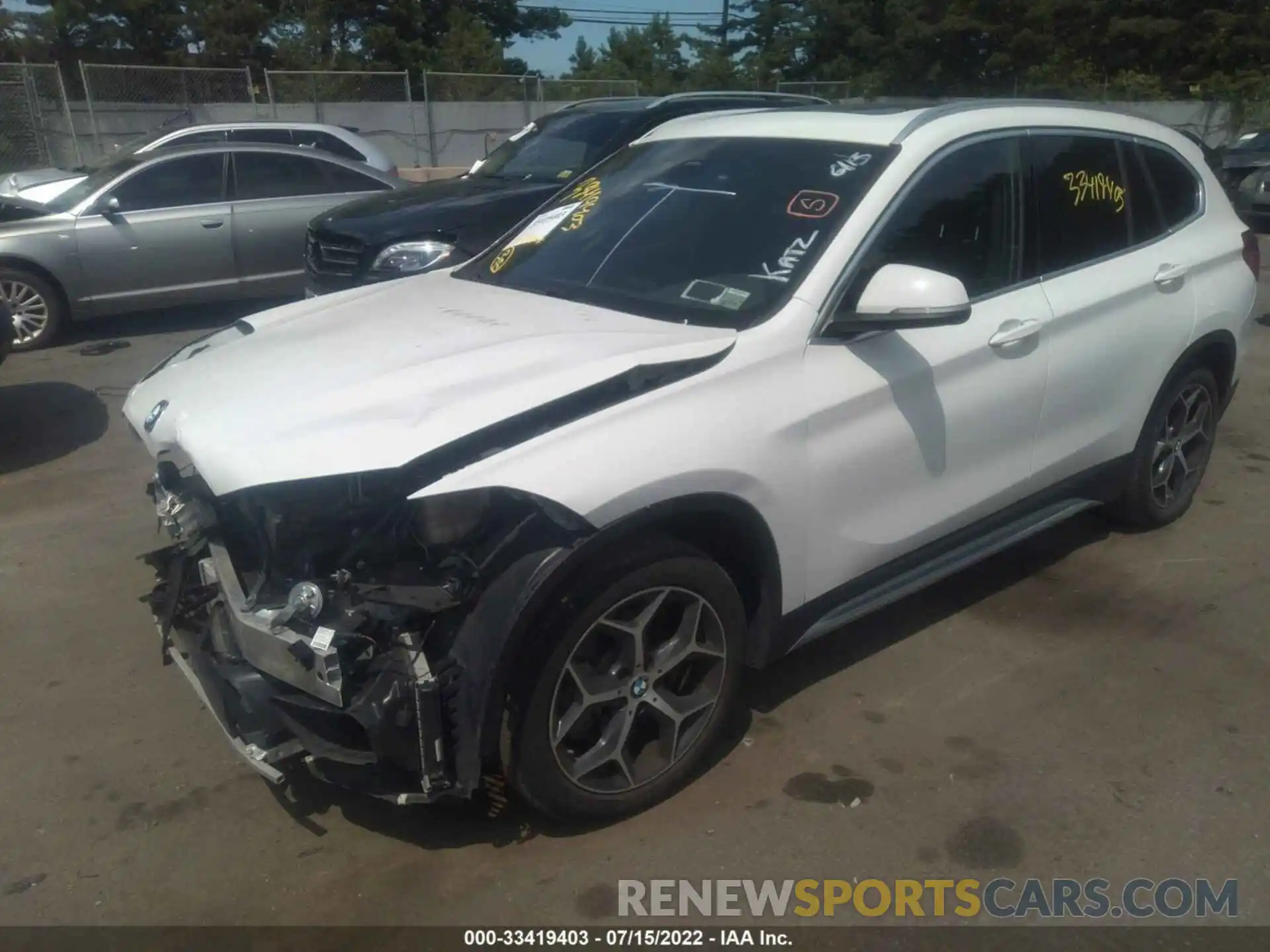 2 Photograph of a damaged car WBXHT3C58K5L38144 BMW X1 2019