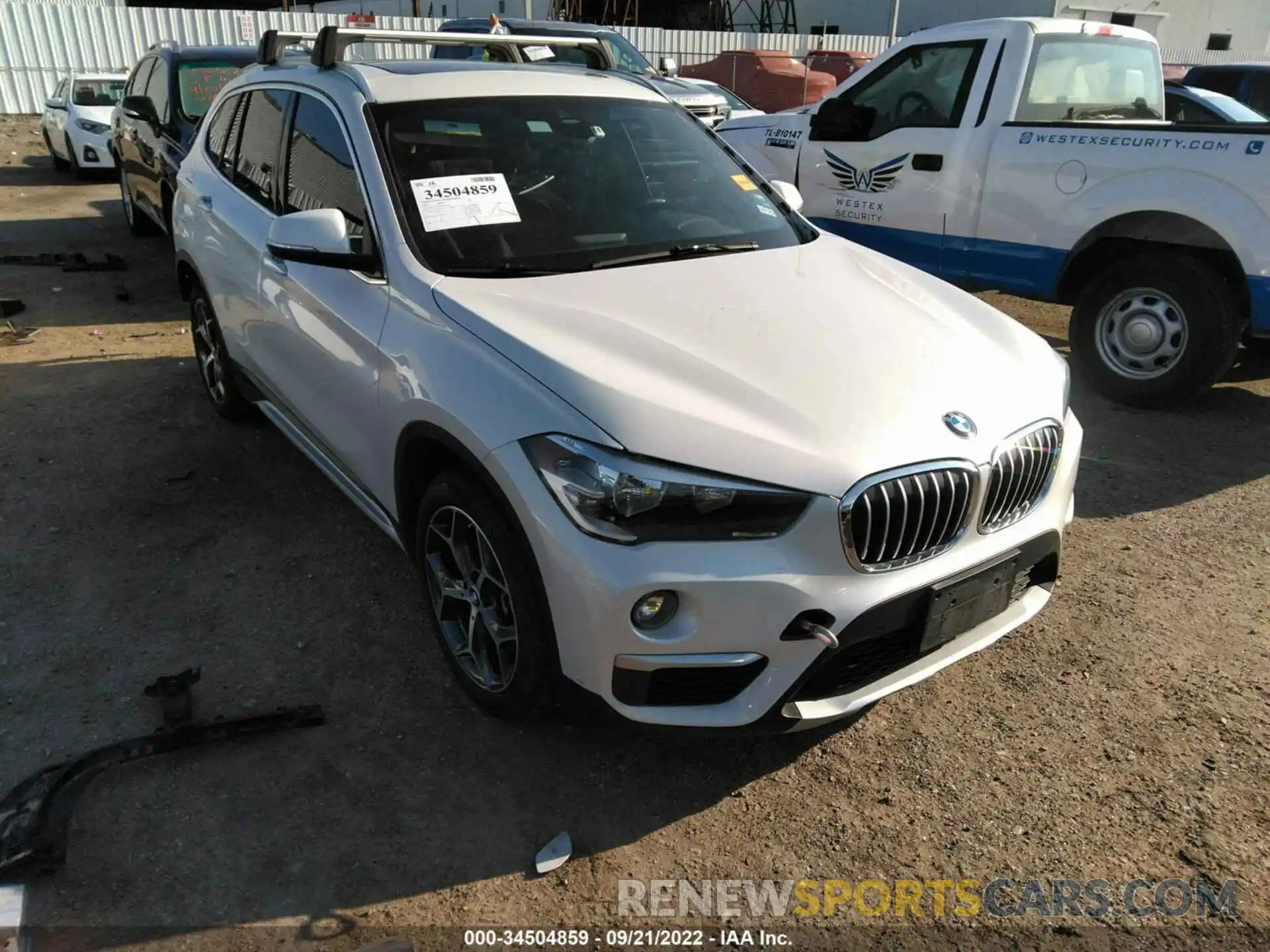 1 Photograph of a damaged car WBXHT3C58K5L90342 BMW X1 2019