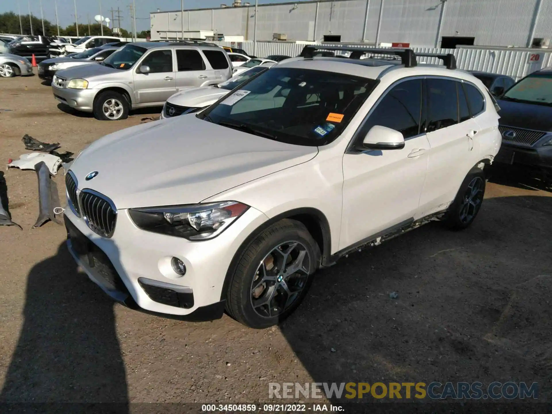 2 Photograph of a damaged car WBXHT3C58K5L90342 BMW X1 2019