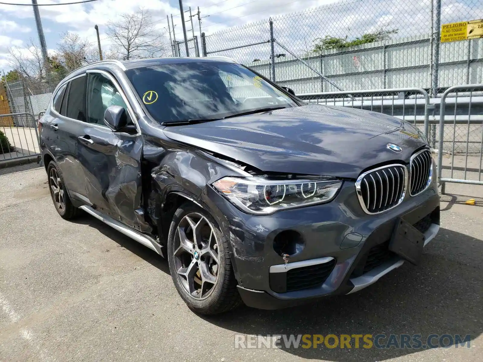 1 Photograph of a damaged car WBXHT3C58K5N02637 BMW X1 2019