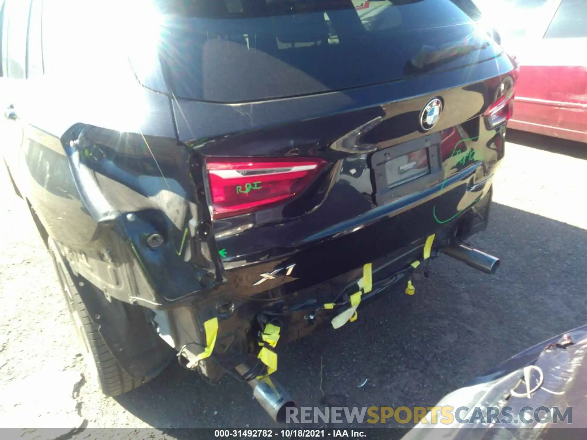 6 Photograph of a damaged car WBXHT3C59K5L36838 BMW X1 2019