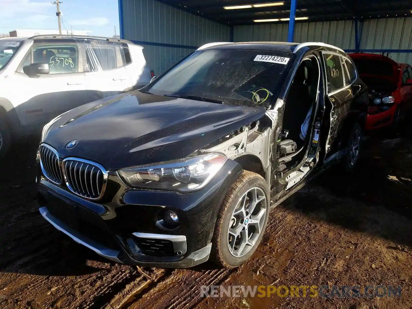 2 Photograph of a damaged car WBXHT3C59K5L38234 BMW X1 2019