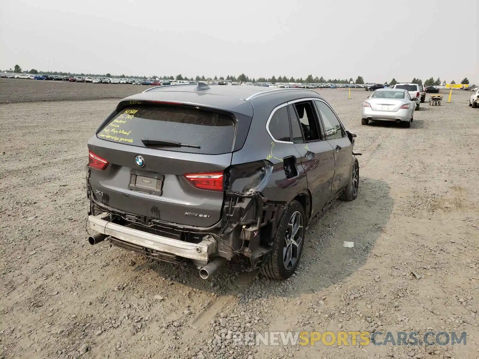 4 Photograph of a damaged car WBXHT3C59K5L89166 BMW X1 2019