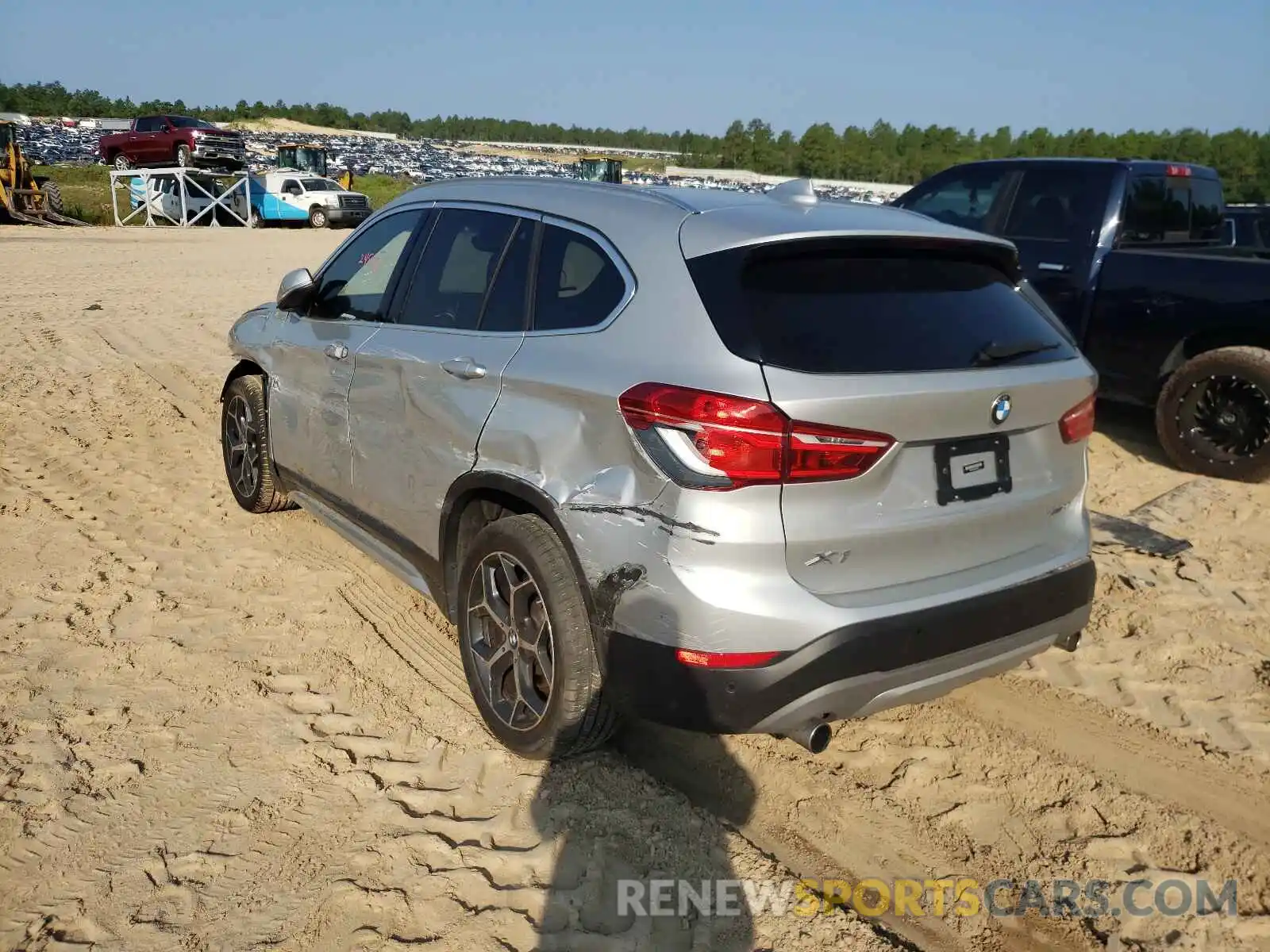 3 Photograph of a damaged car WBXHT3C59K5L90222 BMW X1 2019