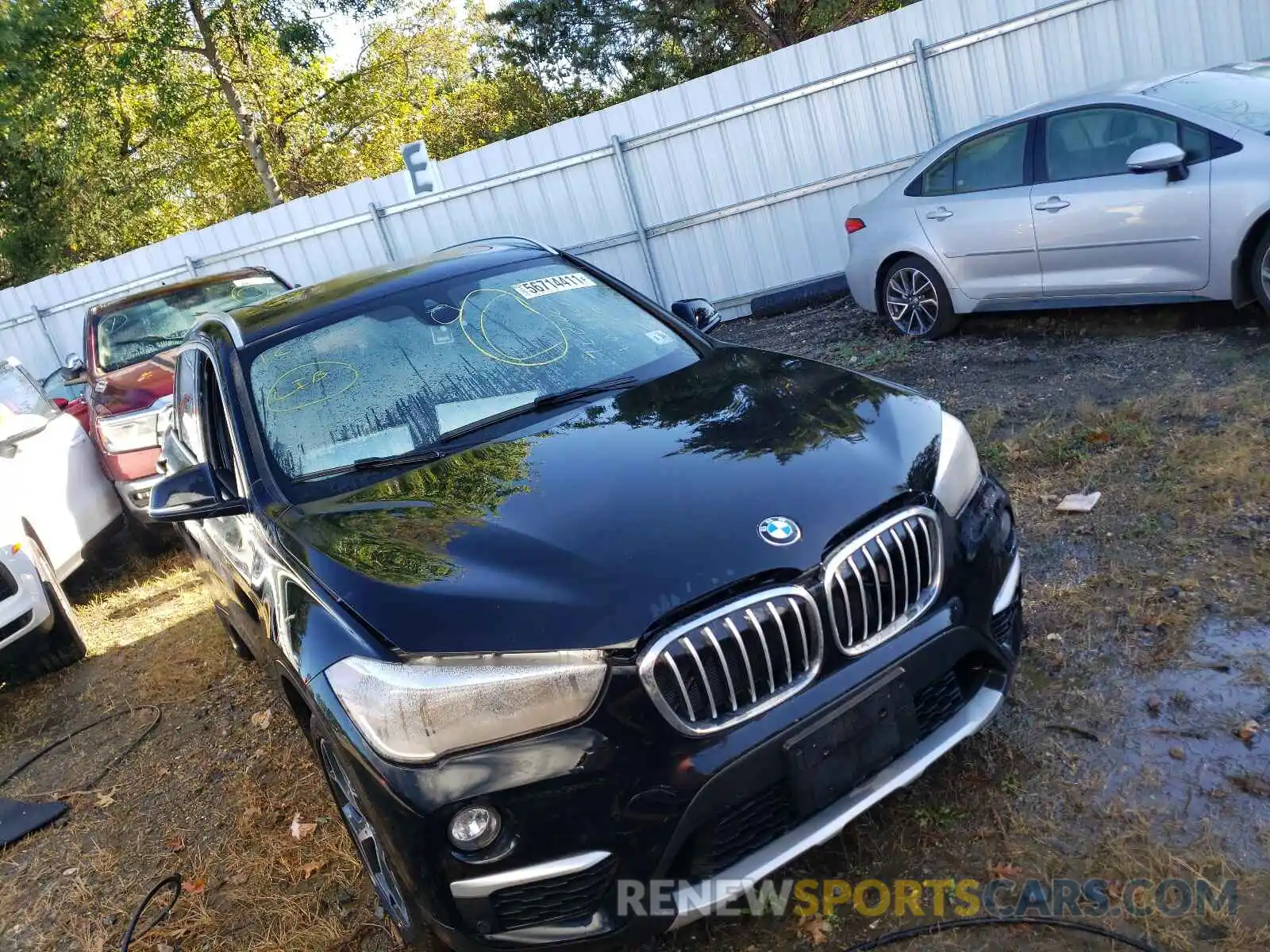 1 Photograph of a damaged car WBXHT3C59K5N52236 BMW X1 2019