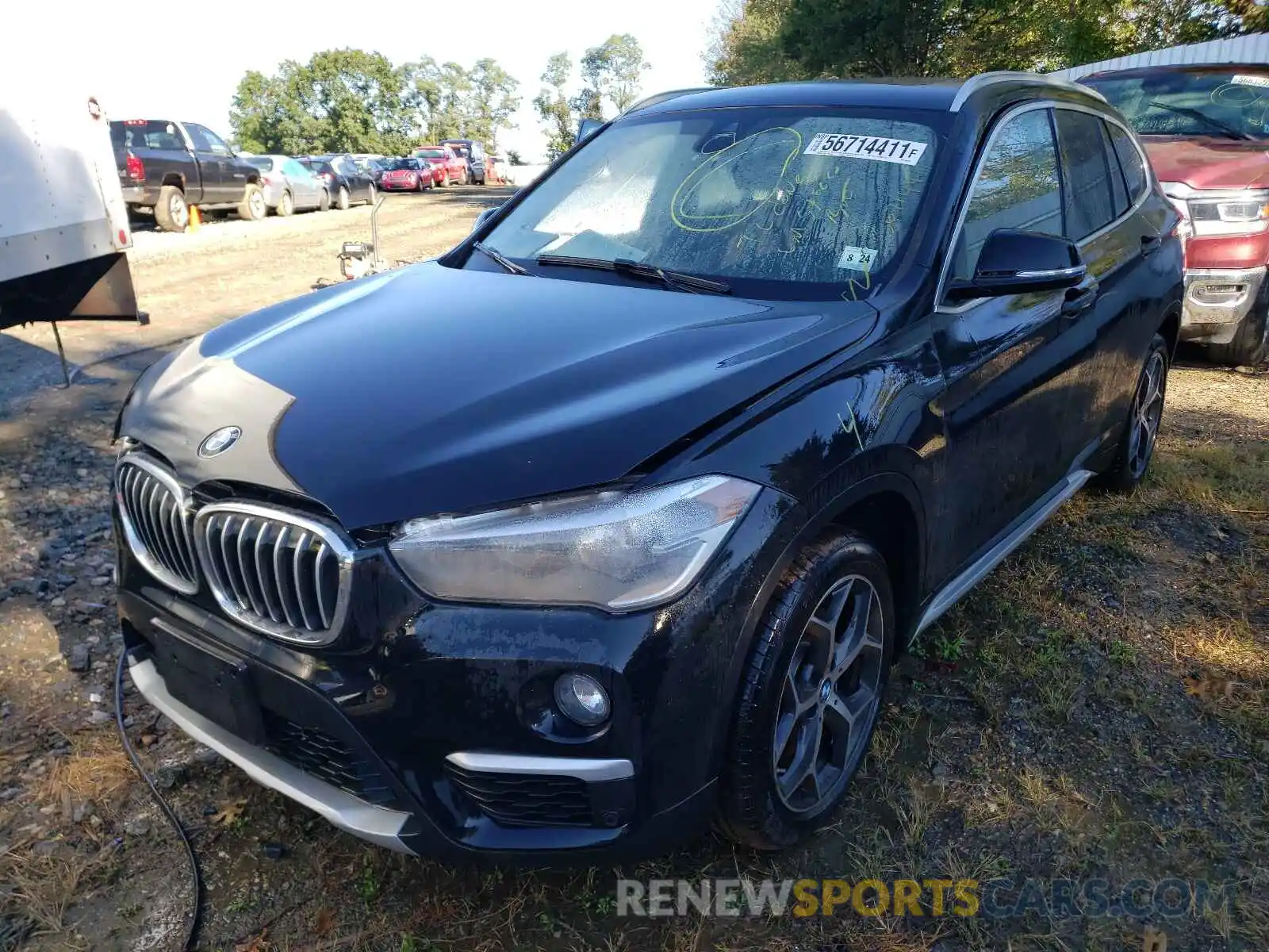 2 Photograph of a damaged car WBXHT3C59K5N52236 BMW X1 2019