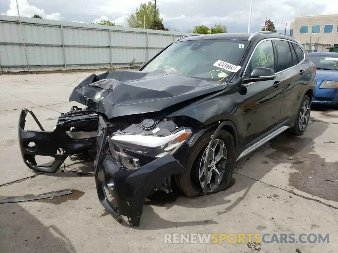 2 Photograph of a damaged car WBXHT3C5XK3H34428 BMW X1 2019