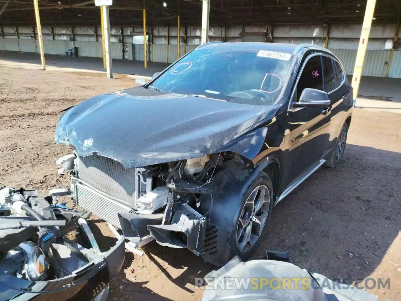 2 Photograph of a damaged car WBXHT3C5XK3H36468 BMW X1 2019