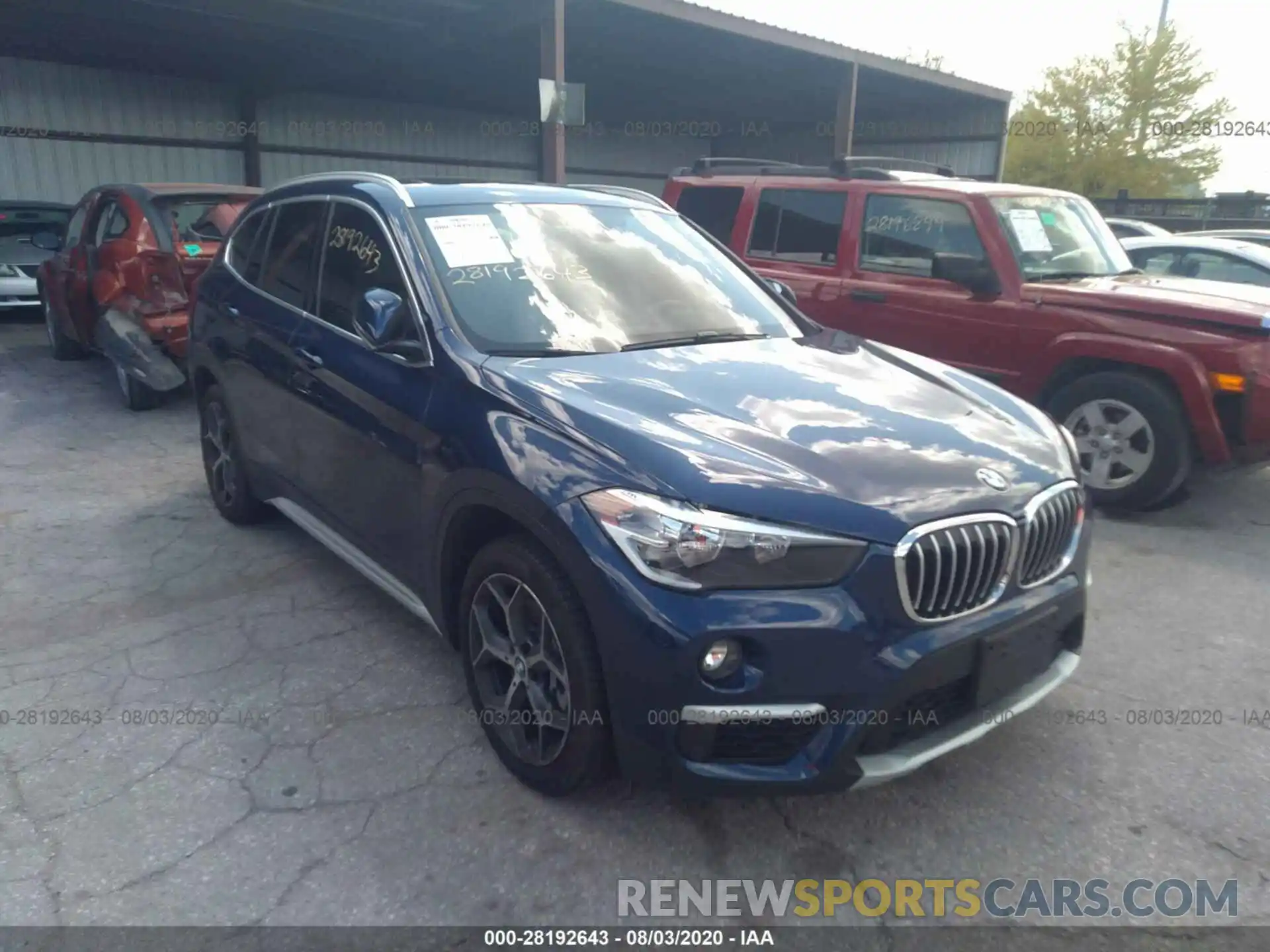 1 Photograph of a damaged car WBXHT3C5XK5L36623 BMW X1 2019