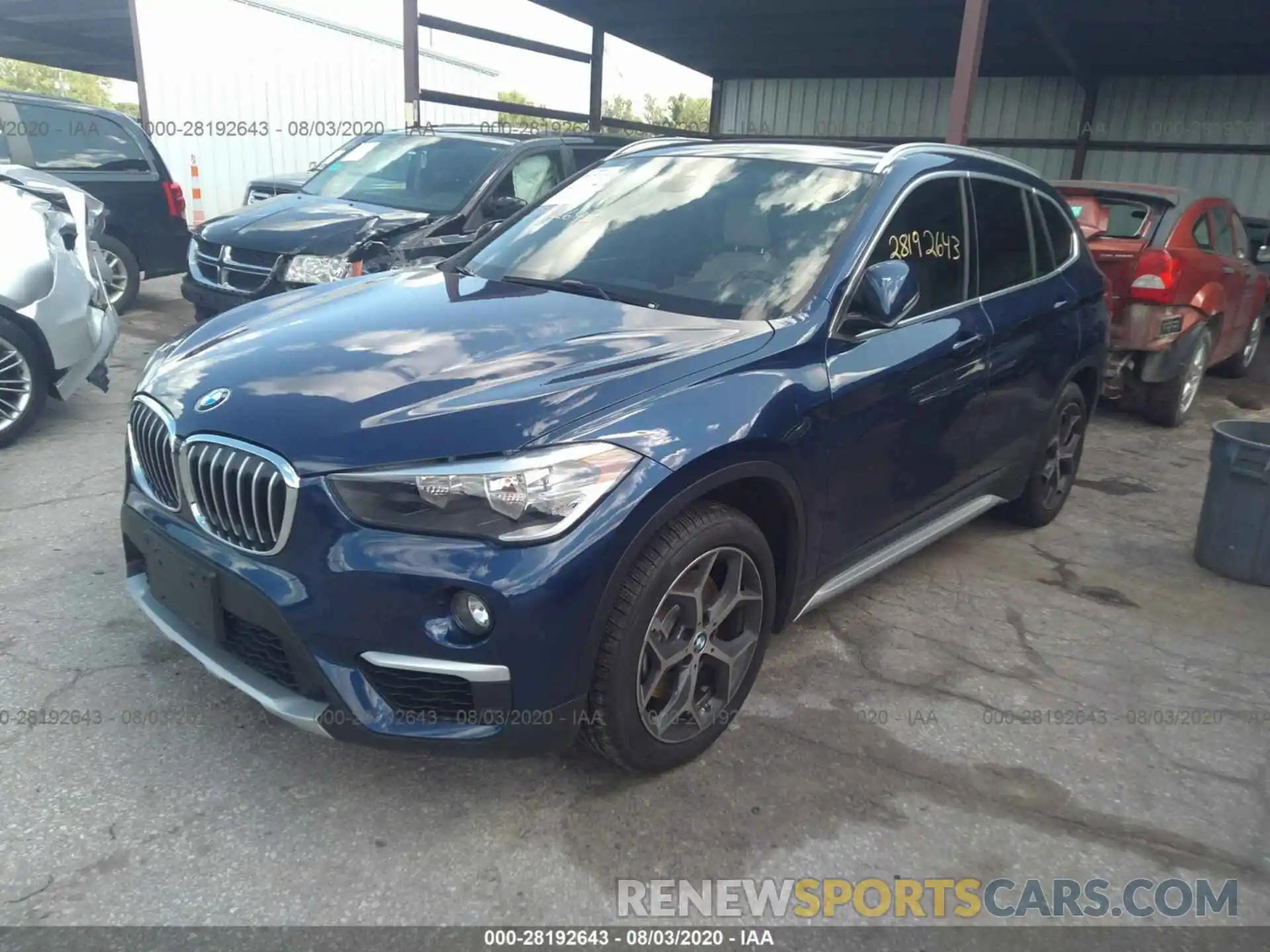 2 Фотография поврежденного автомобиля WBXHT3C5XK5L36623 BMW X1 2019