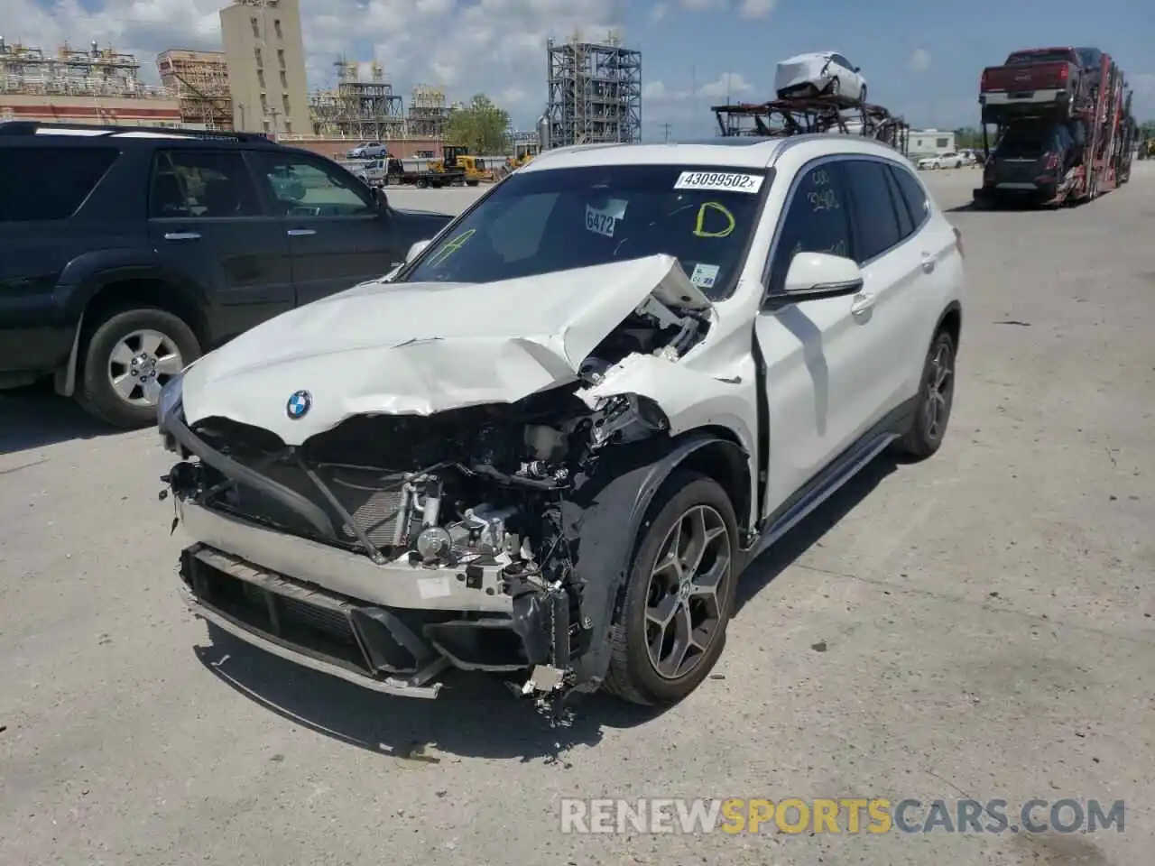 2 Photograph of a damaged car WBXHU7C50K3H44339 BMW X1 2019