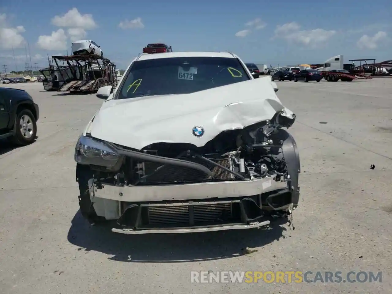 9 Photograph of a damaged car WBXHU7C50K3H44339 BMW X1 2019