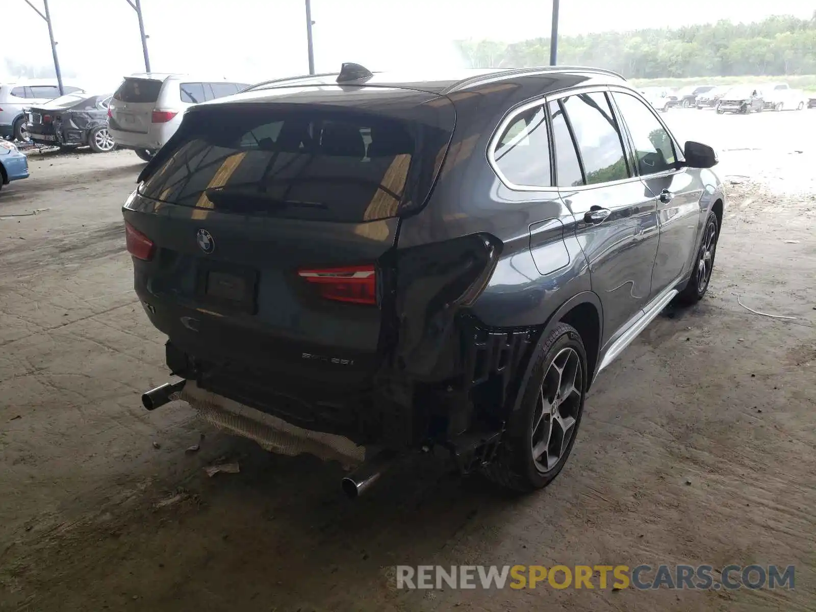 4 Photograph of a damaged car WBXHU7C50K3H44454 BMW X1 2019