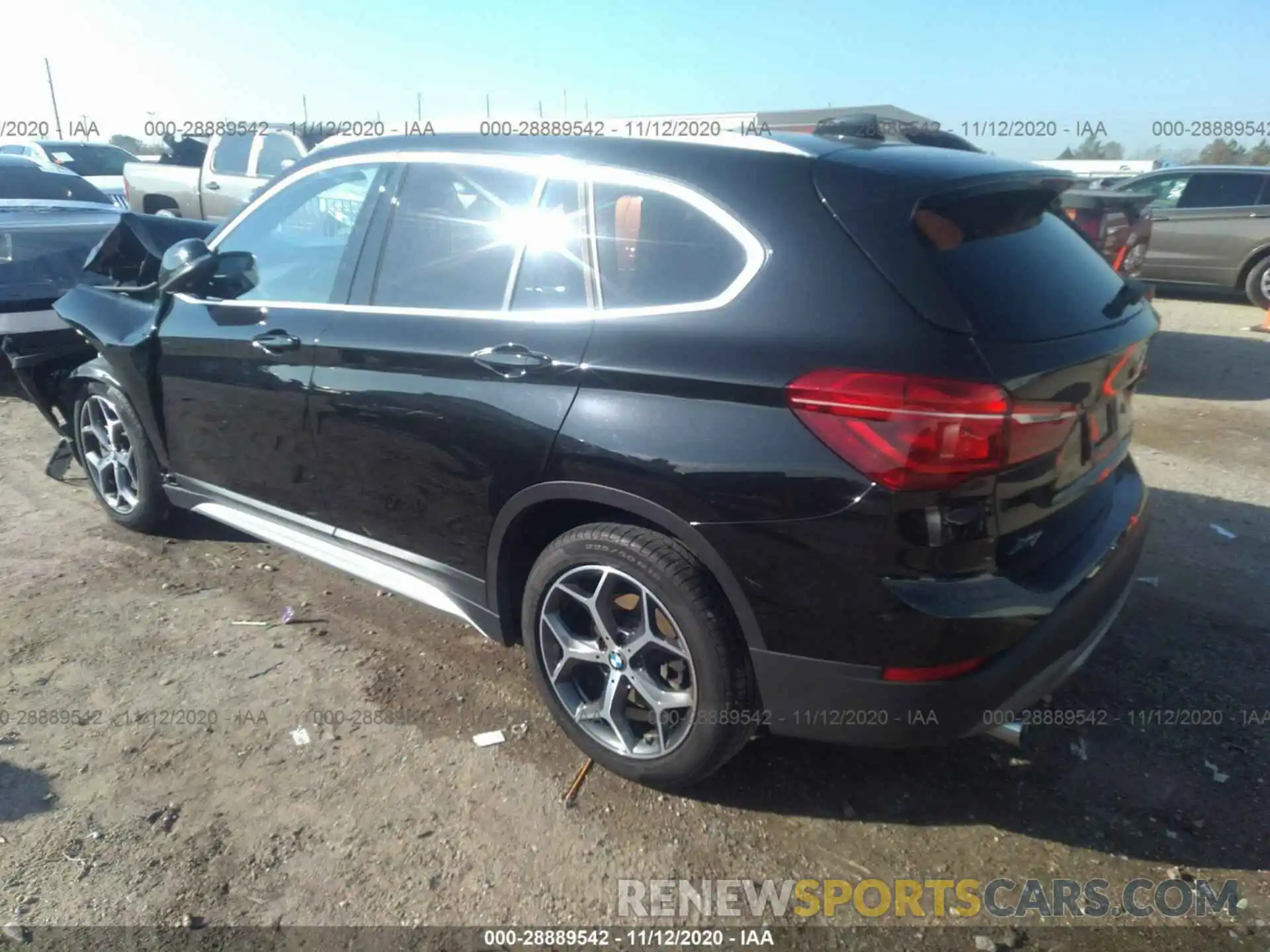 3 Photograph of a damaged car WBXHU7C50K3H46446 BMW X1 2019