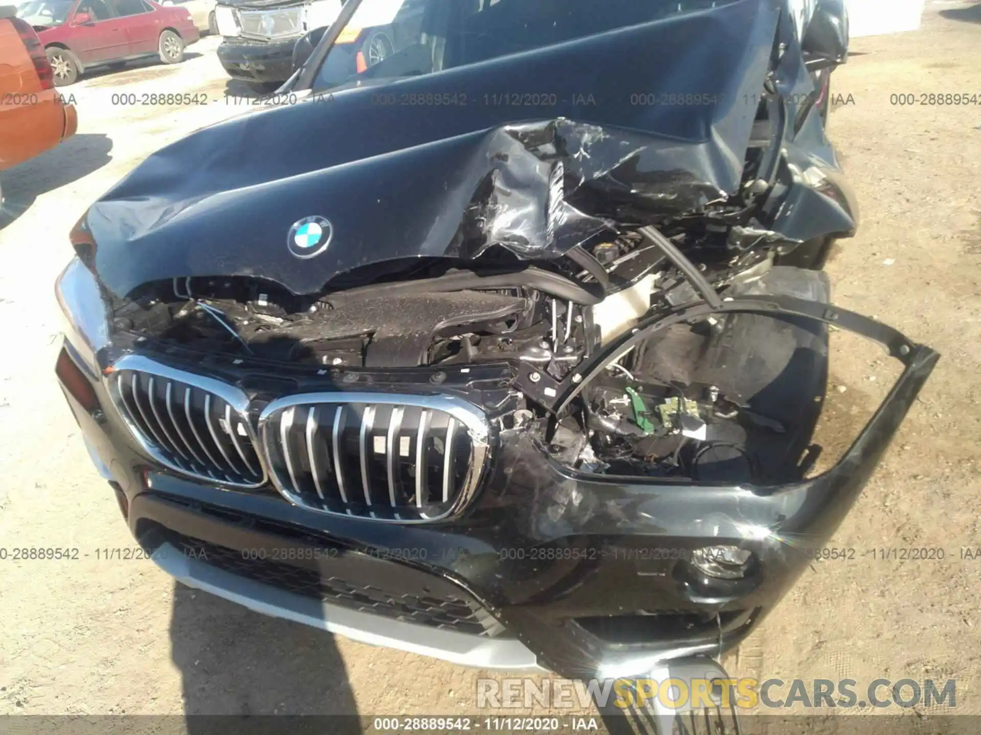 6 Photograph of a damaged car WBXHU7C50K3H46446 BMW X1 2019