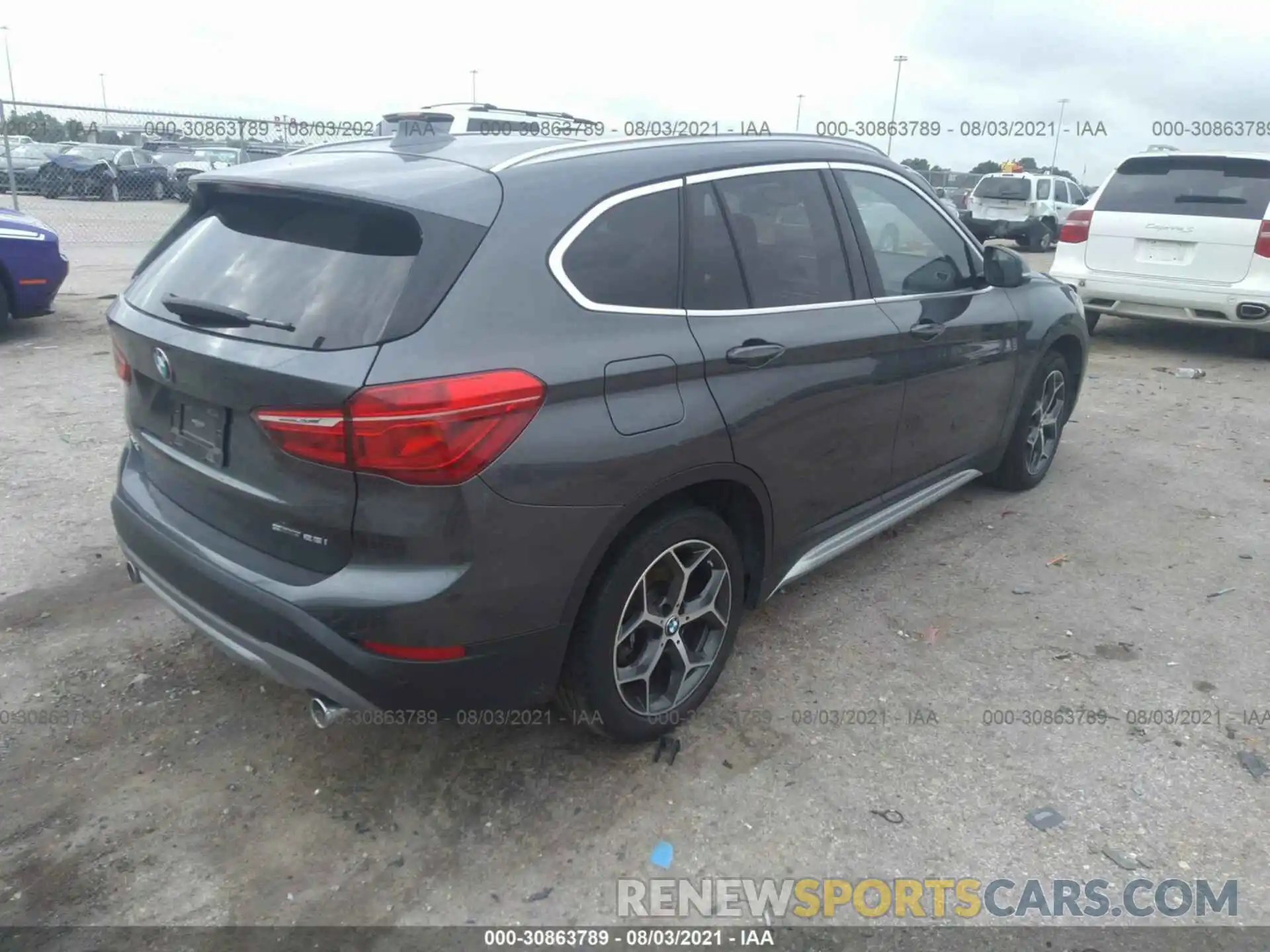 4 Фотография поврежденного автомобиля WBXHU7C50K3H46477 BMW X1 2019