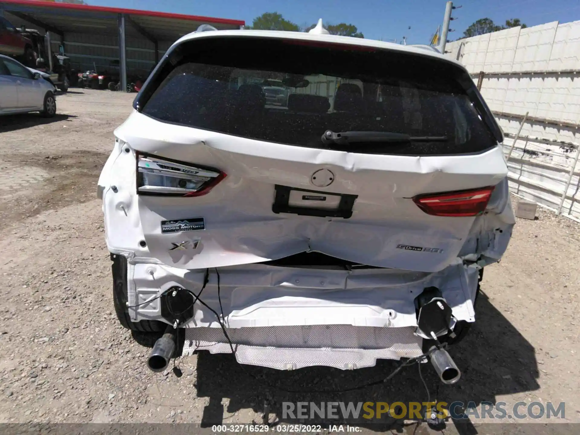 6 Photograph of a damaged car WBXHU7C50K5L10133 BMW X1 2019